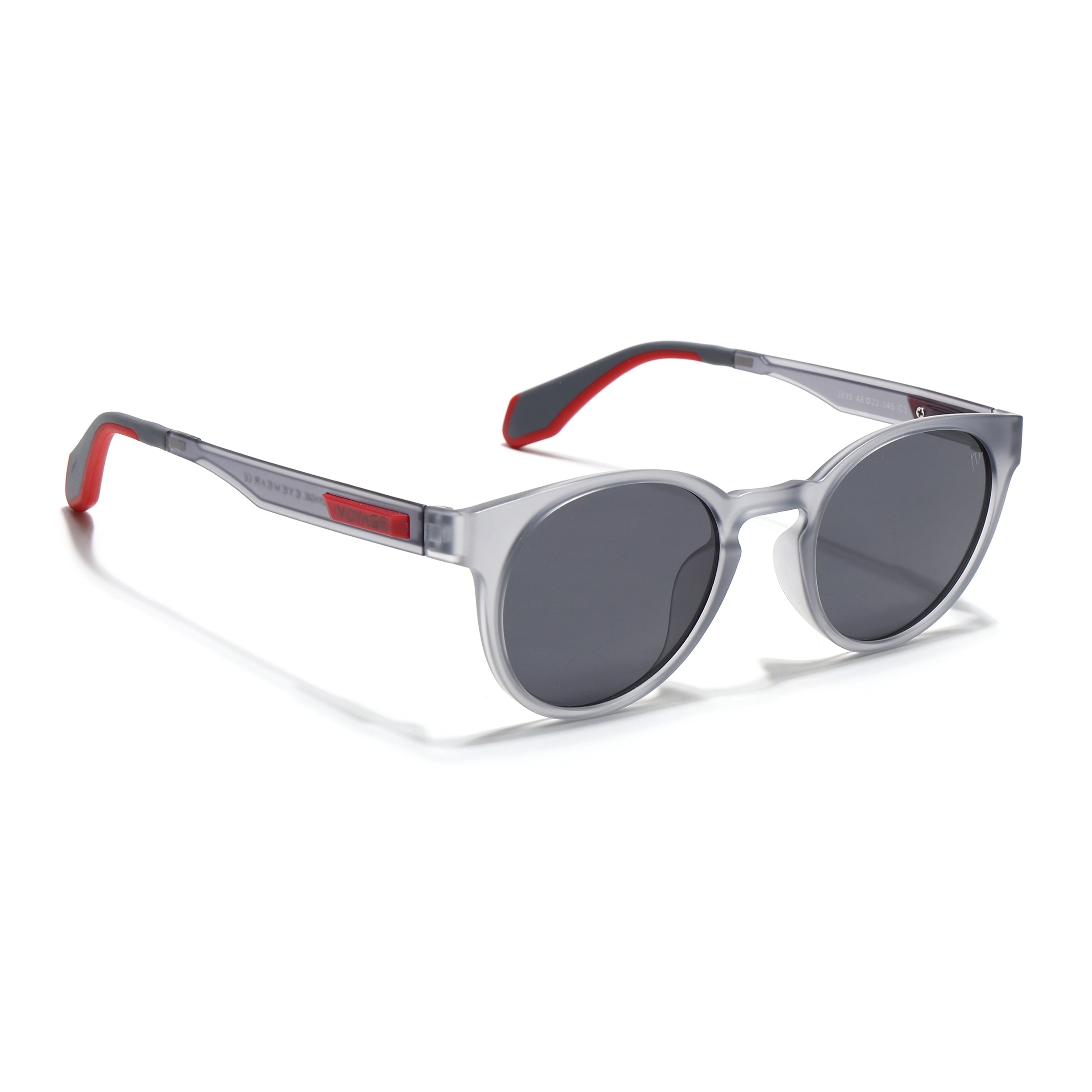 Active Grey Polarized Round Sunglasses - PMG4457