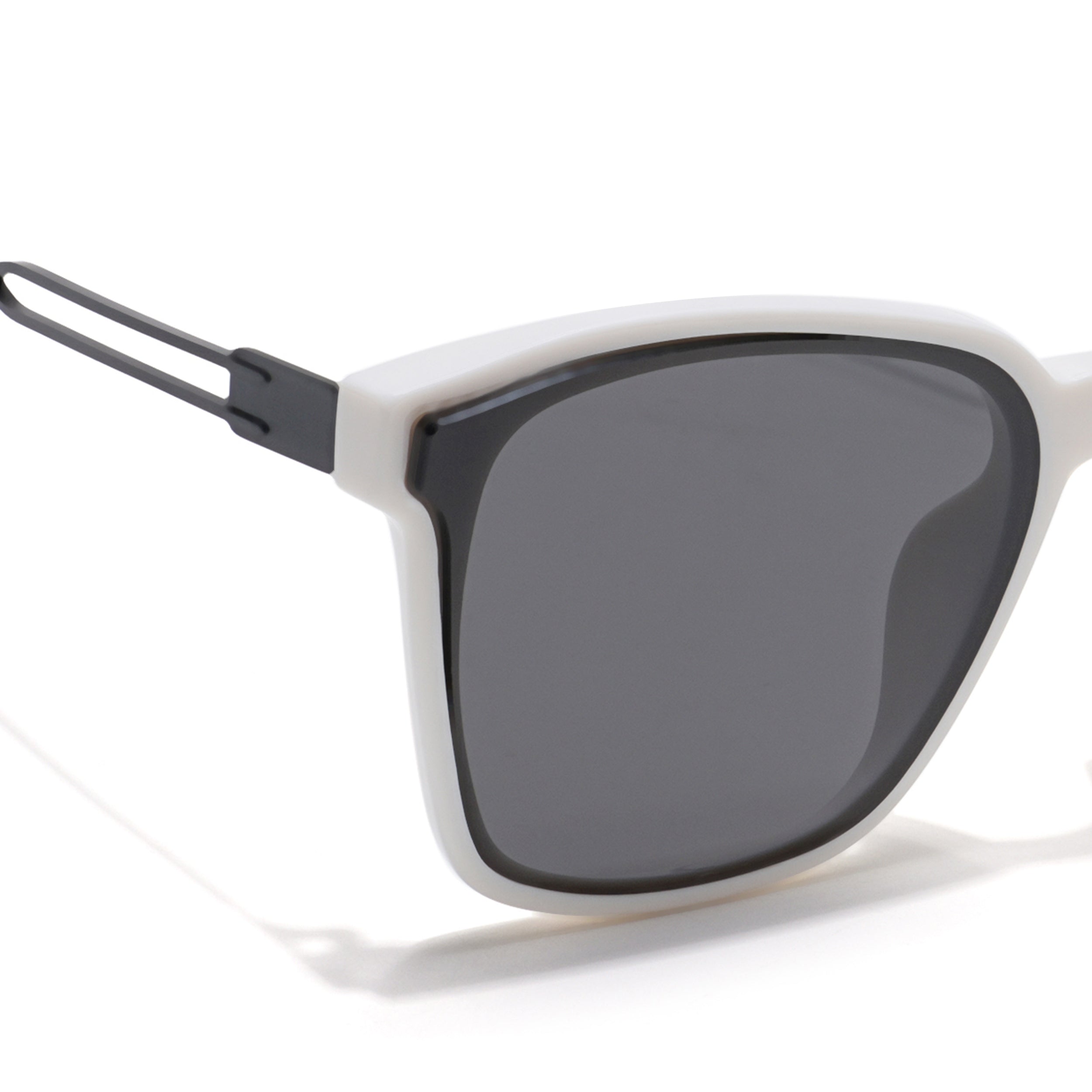 Voyage Select Wayfarer Sunglasses (Black Lens | White Frame - SLMG6240)