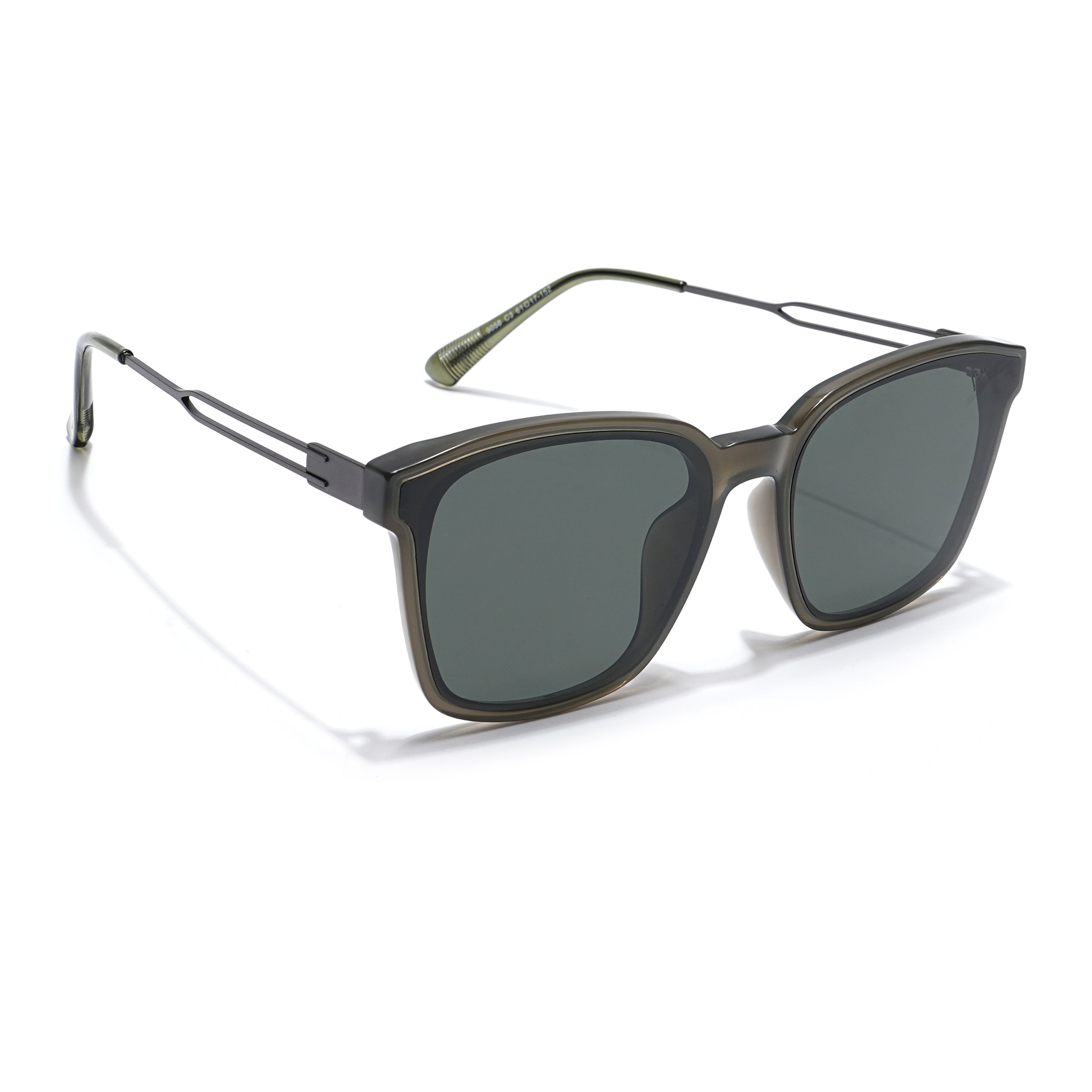 Voyage Select Wayfarer Sunglasses (Dark Green Lens | Olive Frame - SLMG6241)