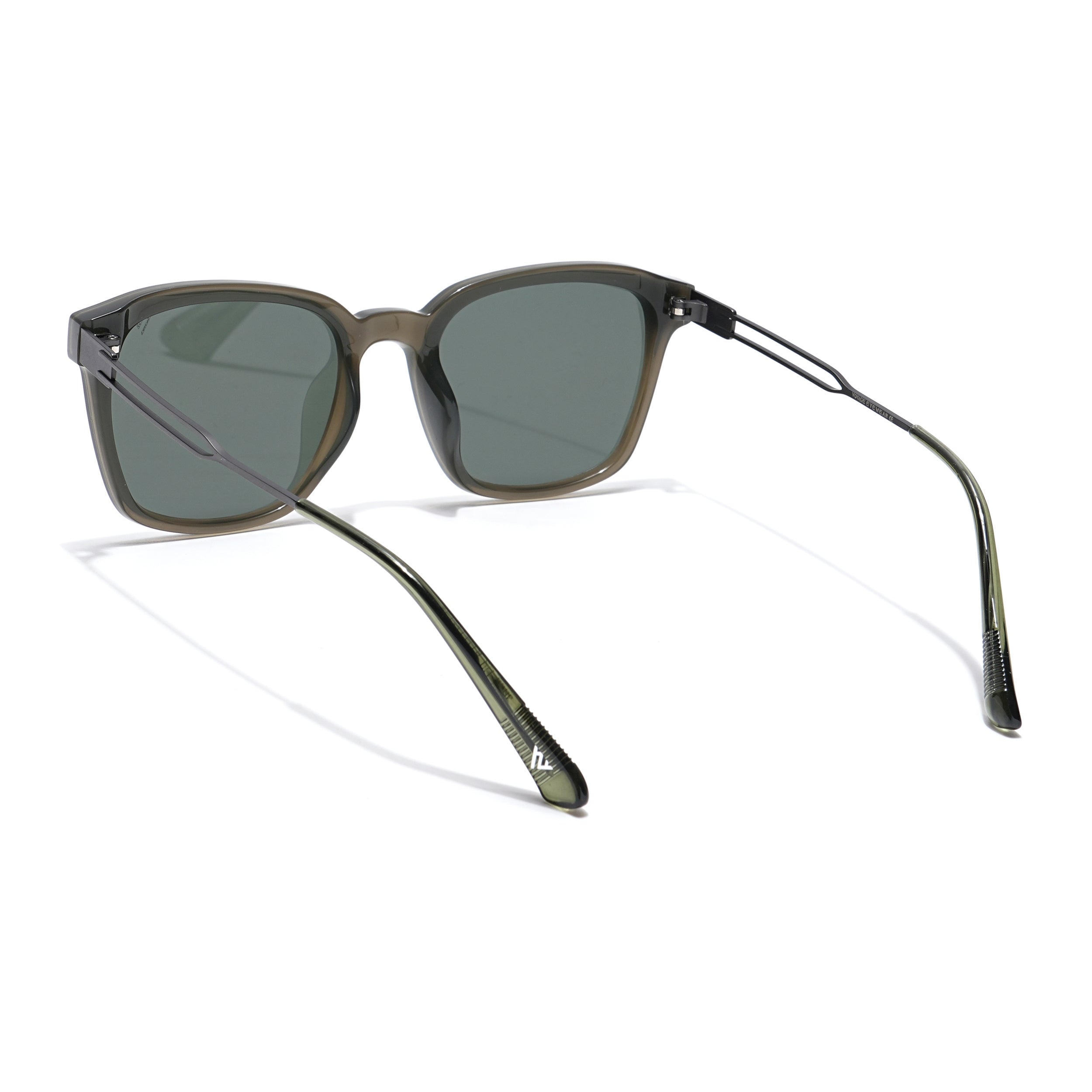 Voyage Select Wayfarer Sunglasses (Dark Green Lens | Olive Frame - SLMG6241)