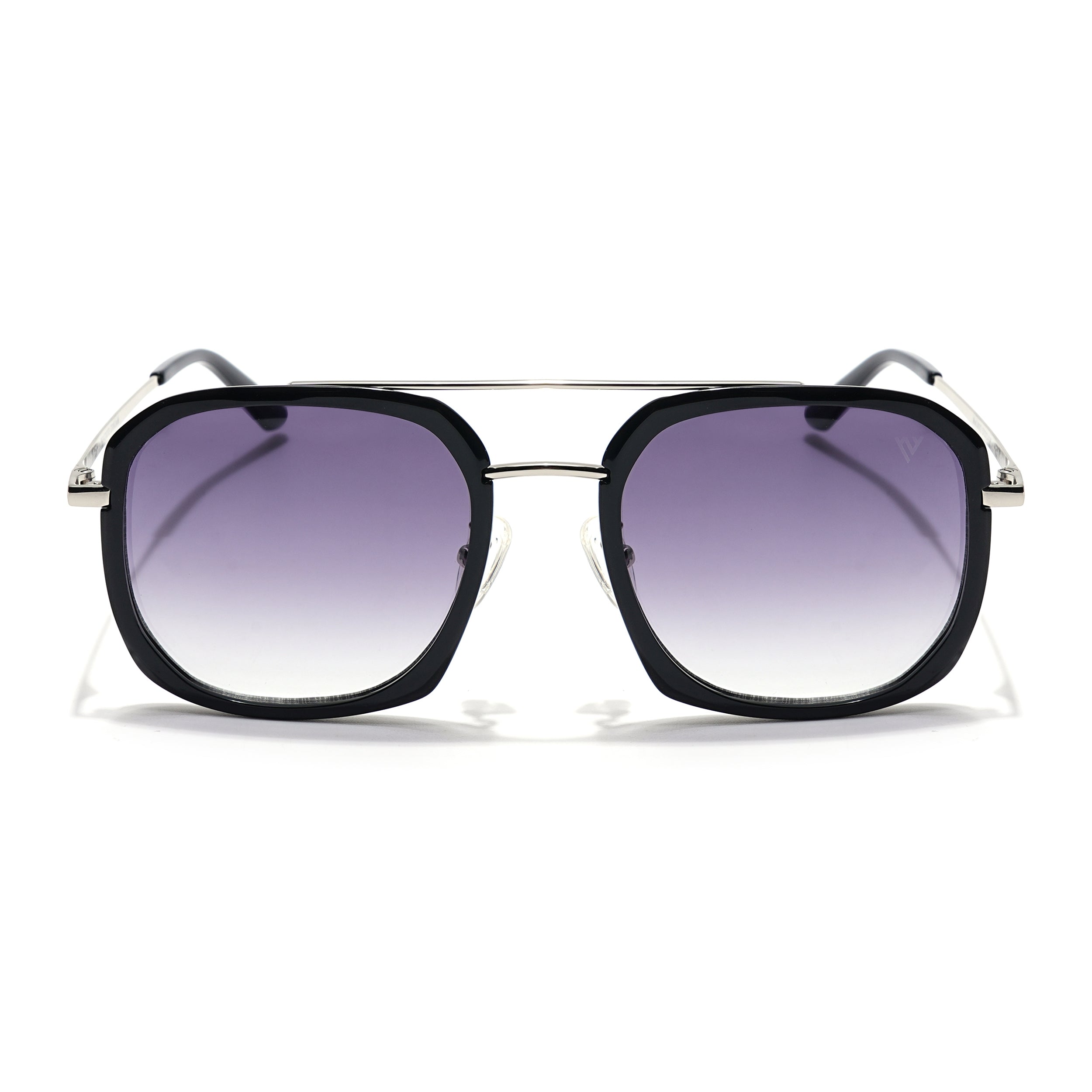 Voyage Select Wayfarer Sunglasses (Grey & Clear Lens | Black Frame - SLMG6112)