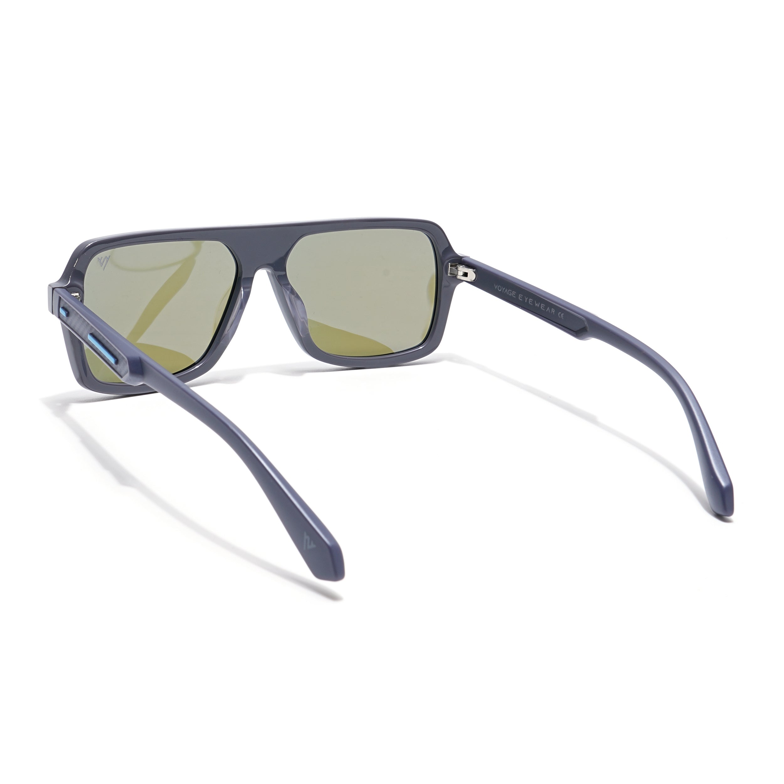 Voyage Select Square Sunglasses (Blue Lens | Grey Frame - SLPMG6205)
