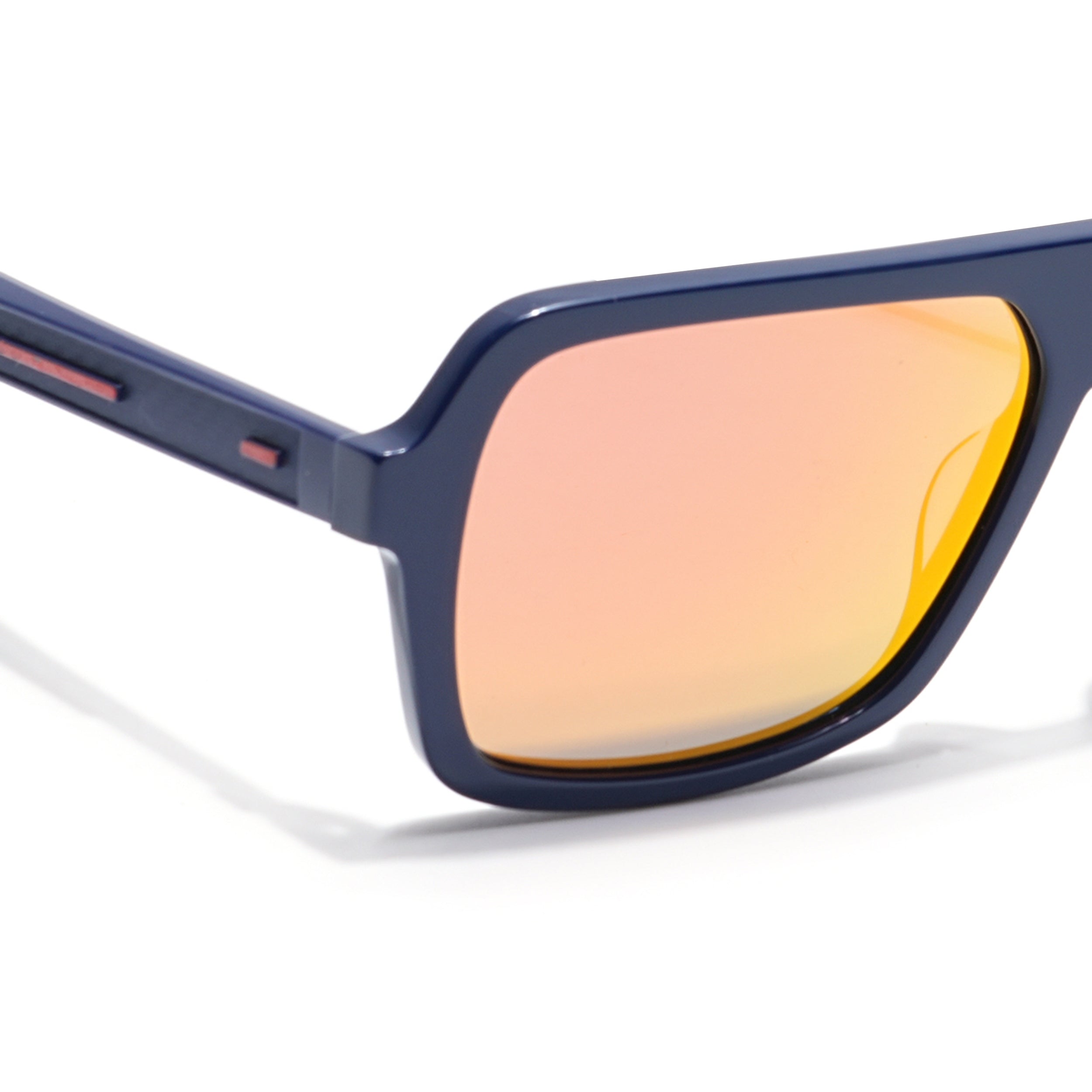 Voyage Select Square Sunglasses (Red & Yellow Lens | Navy Blue Frame - SLPMG6208)