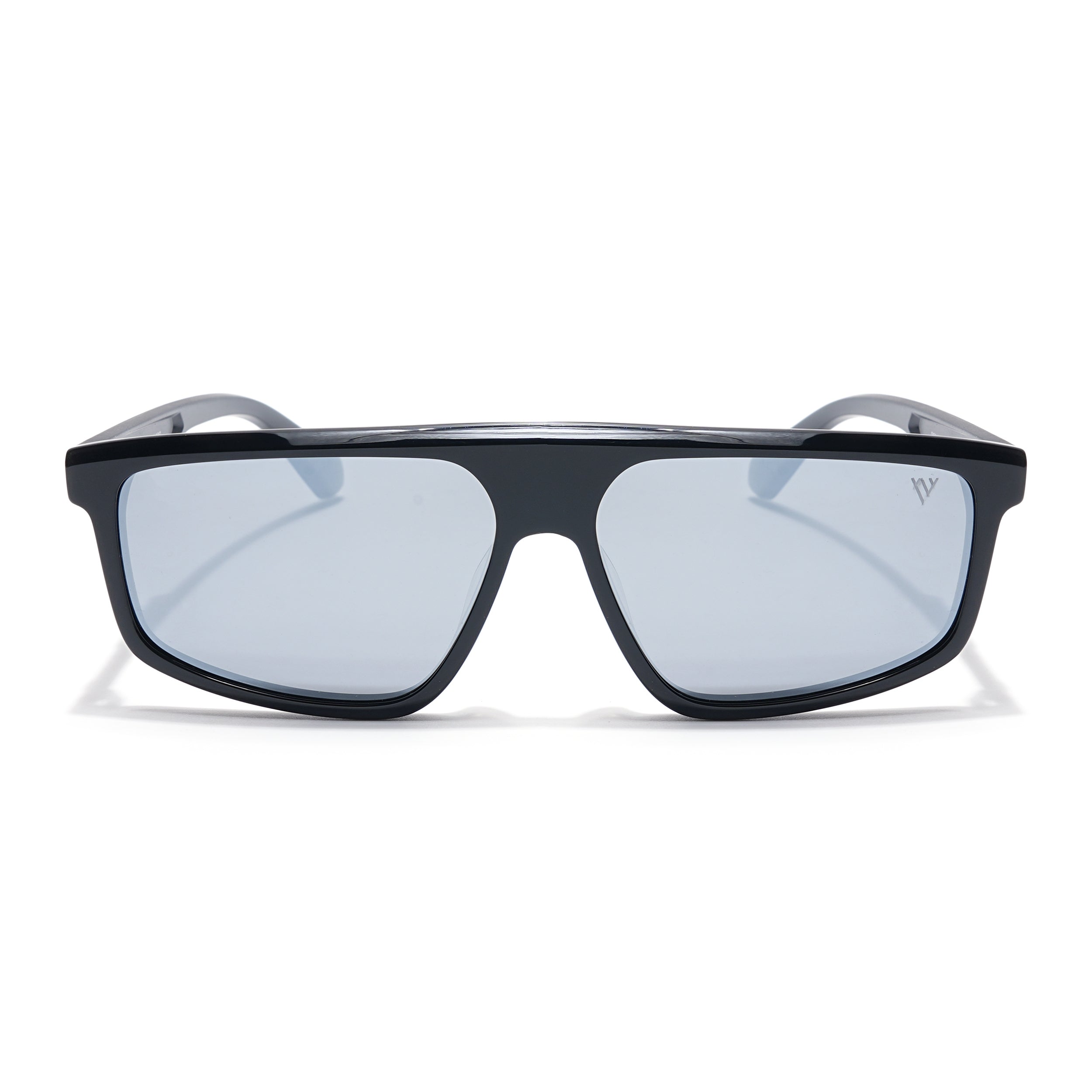 Voyage Select Rectangle Sunglasses (Grey Lens | Black Frame - SLPMG6200)