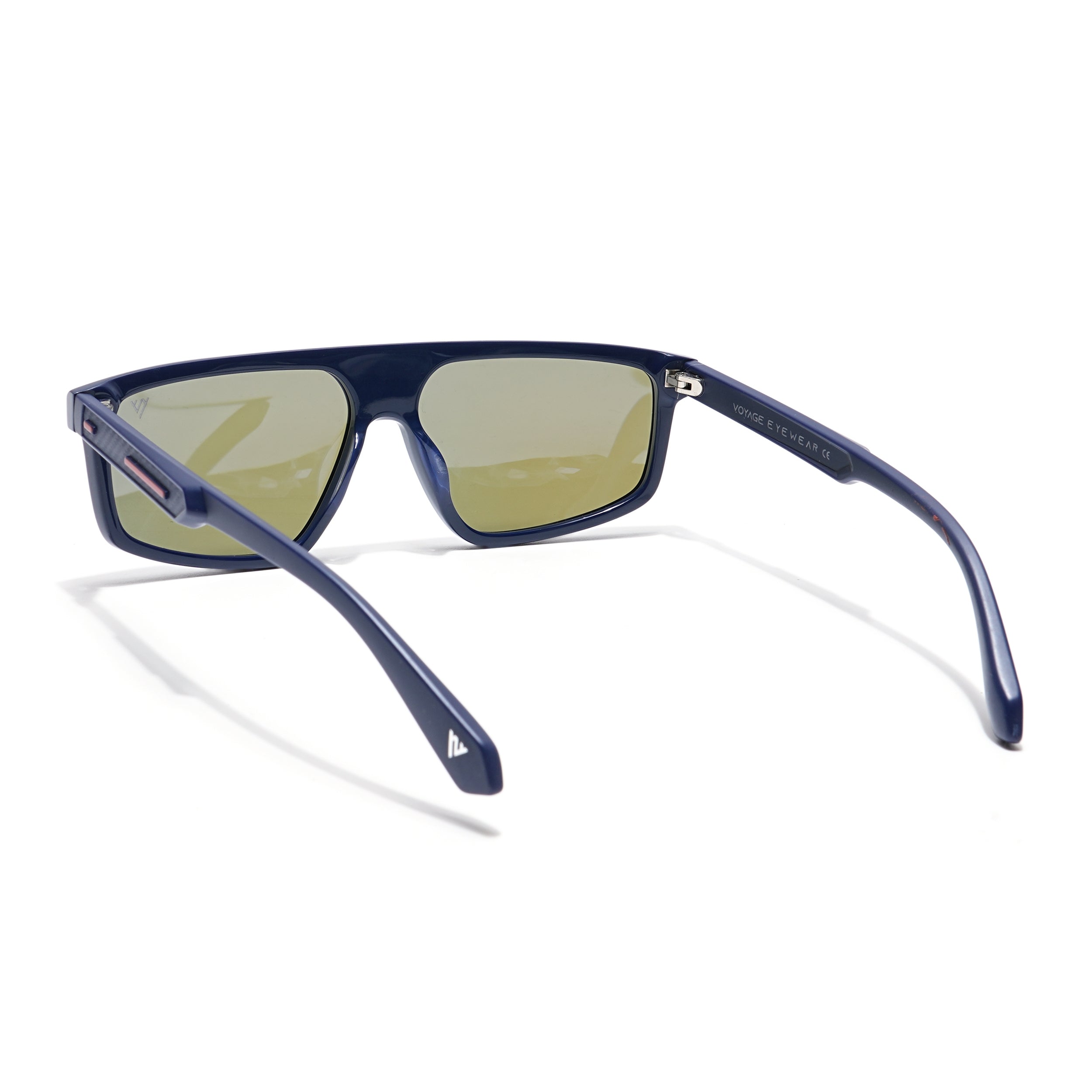 Voyage Select Rectangle Sunglasses (Blue Lens | Blue Frame - SLPMG6202)