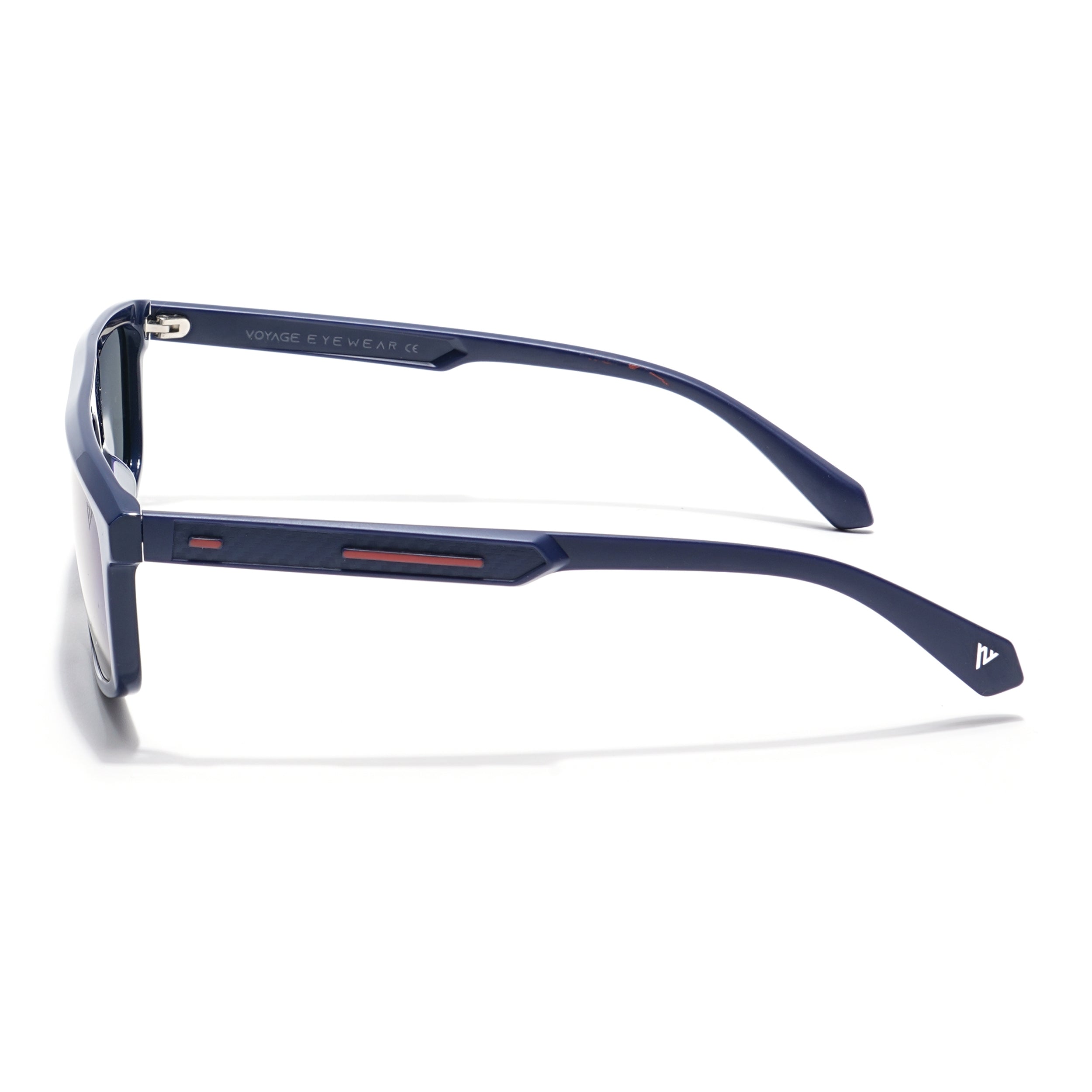 Voyage Select Rectangle Sunglasses (Blue Lens | Blue Frame - SLPMG6202)