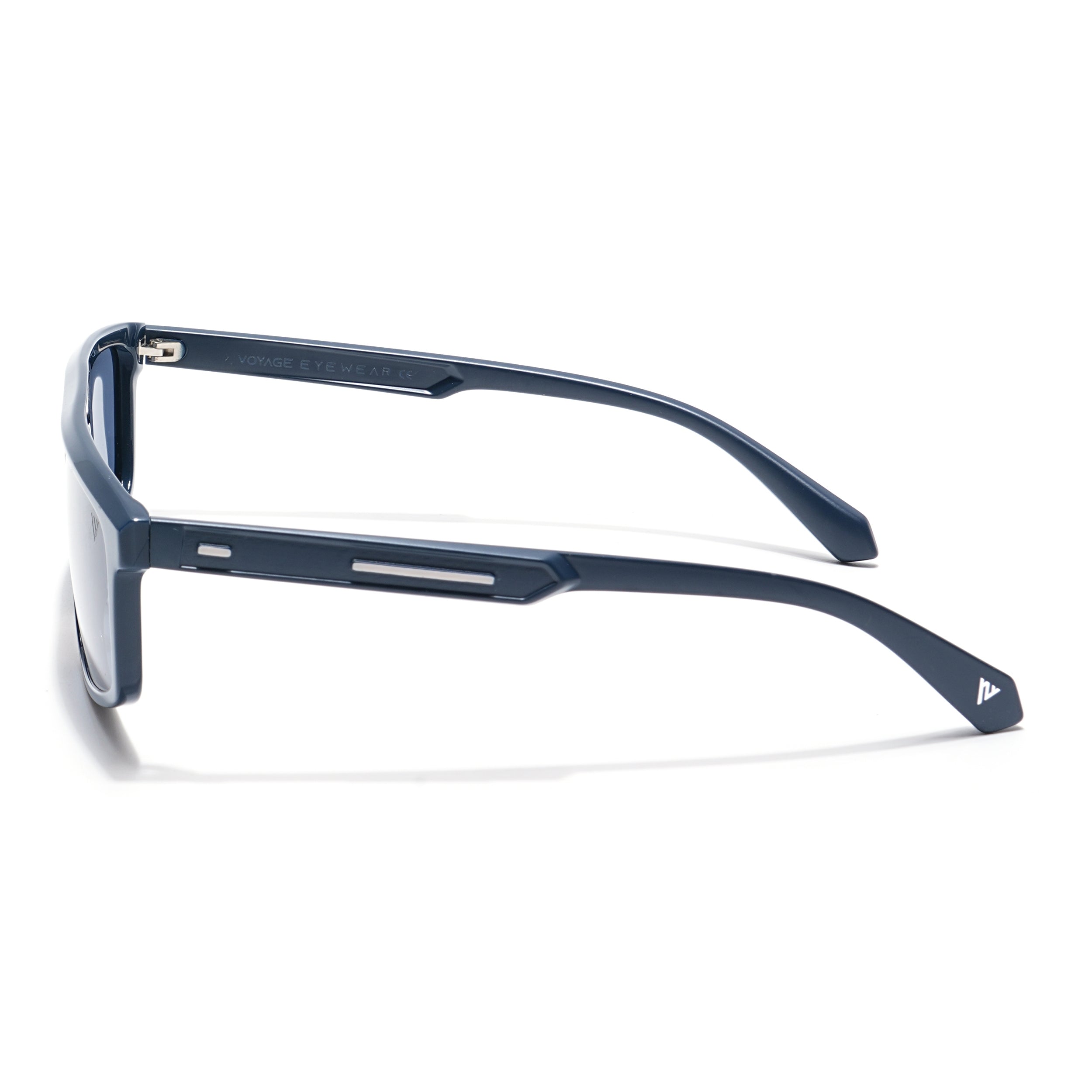 Voyage Select Rectangle Sunglasses (Blue Lens | Navy Blue Frame - SLPMG6203)