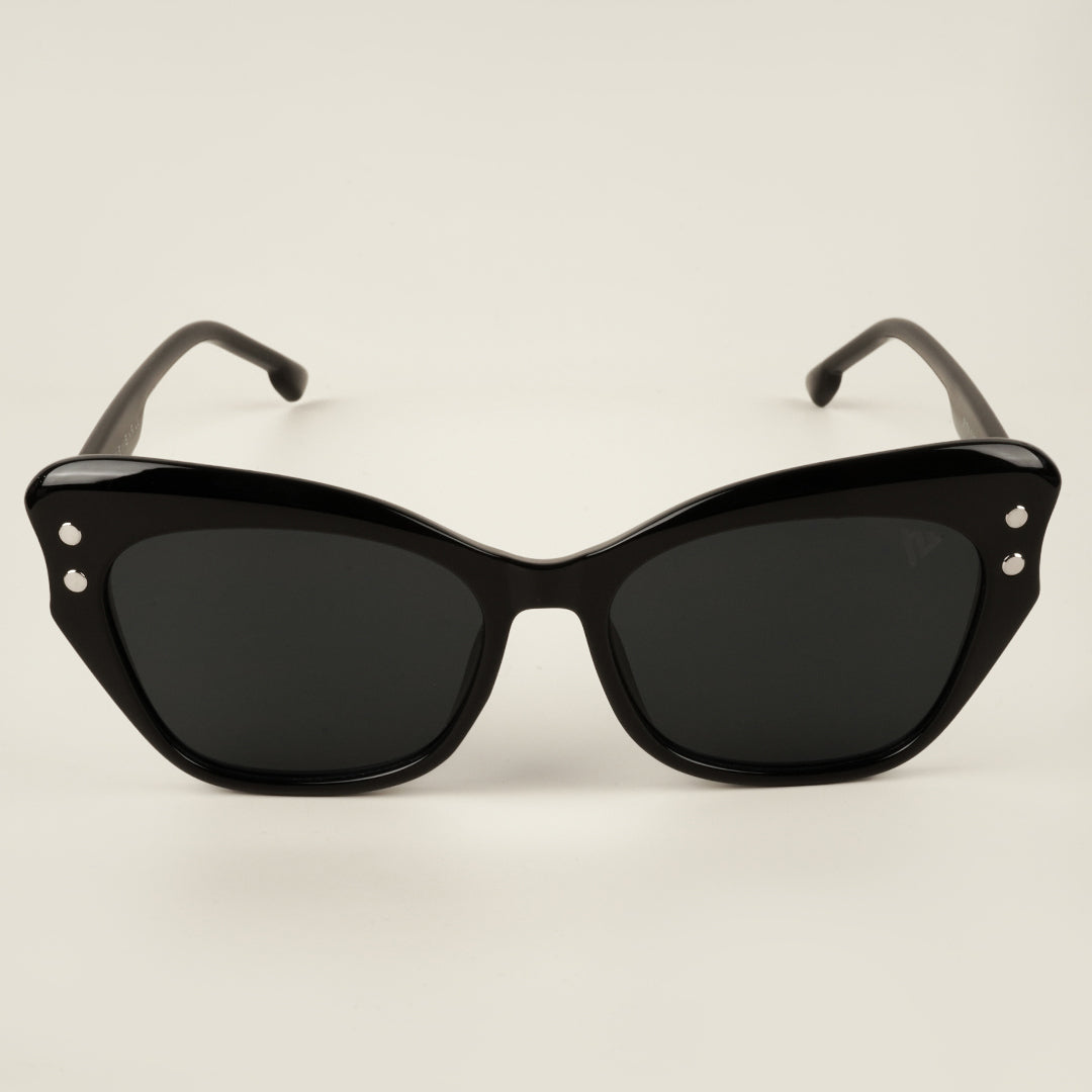 Voyage Black Cateye Sunglasses for Women (9174MG4107)