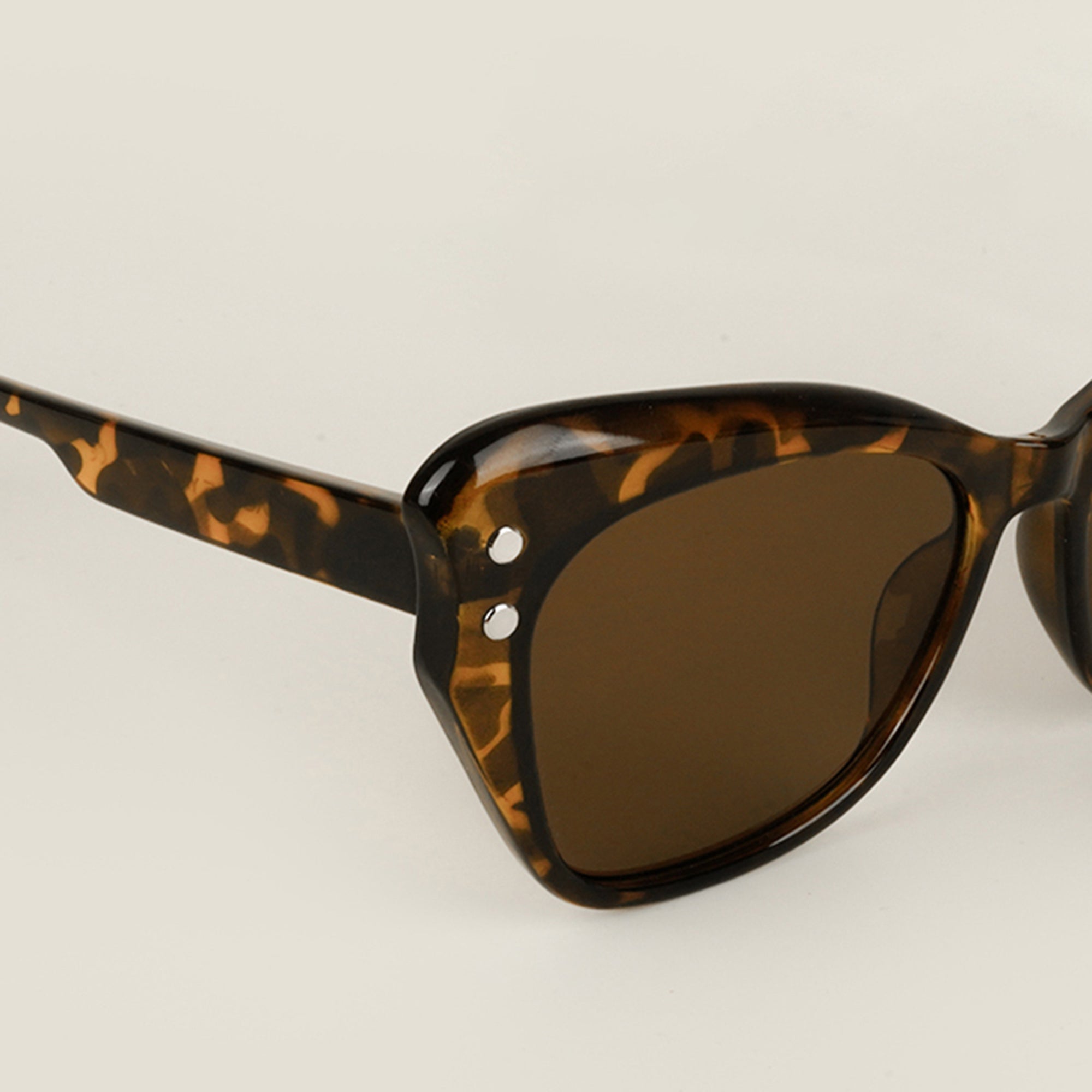 Voyage Demin Brown Cateye Sunglasses for Women (9174MG4108)