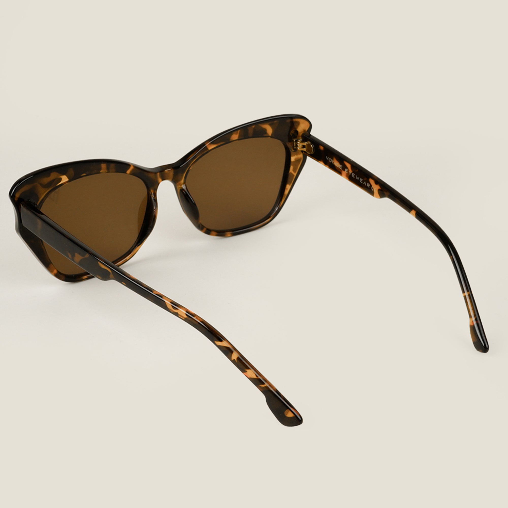Voyage Demin Brown Cateye Sunglasses for Women (9174MG4108)