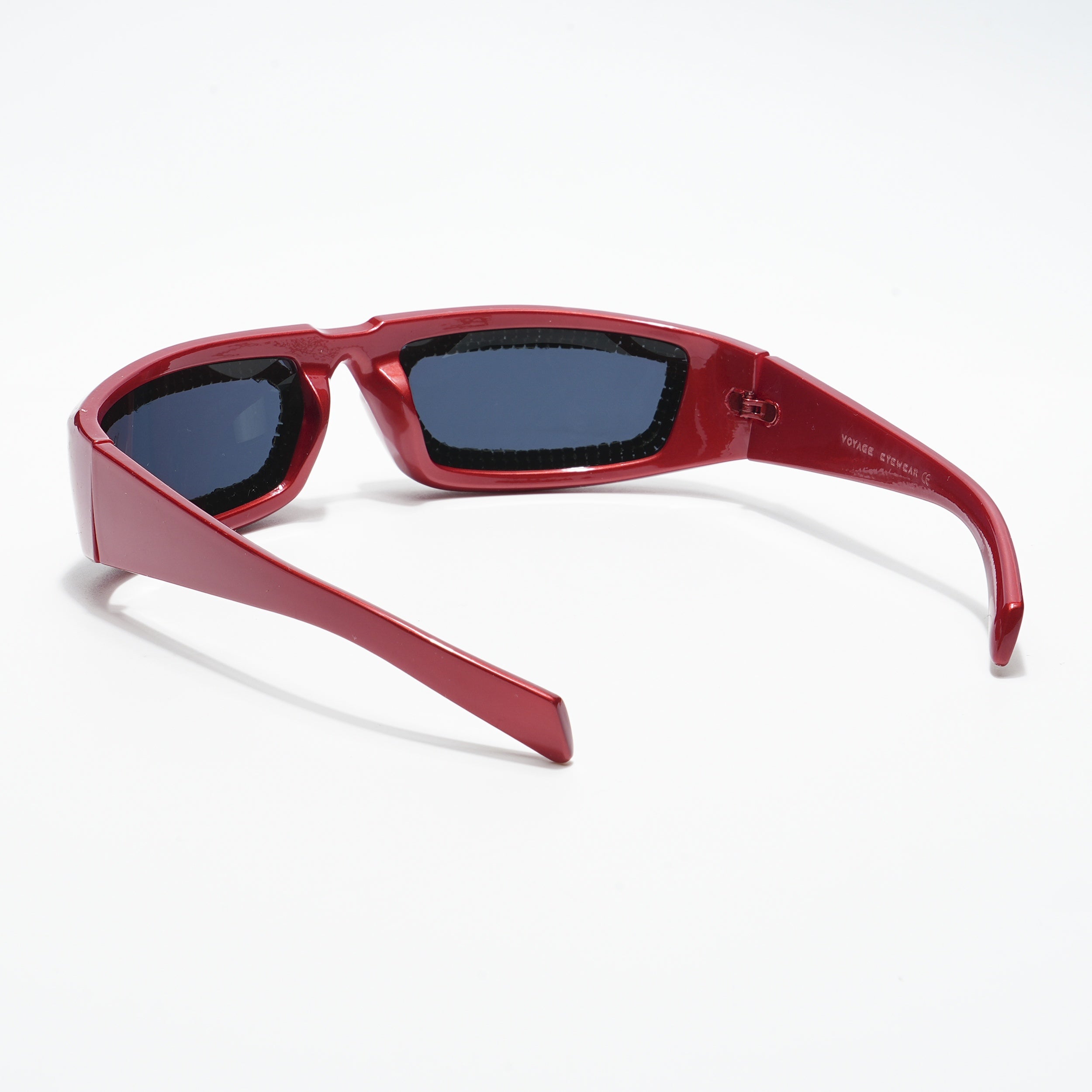 Black Wrap-Around Sunglasses - MG4355