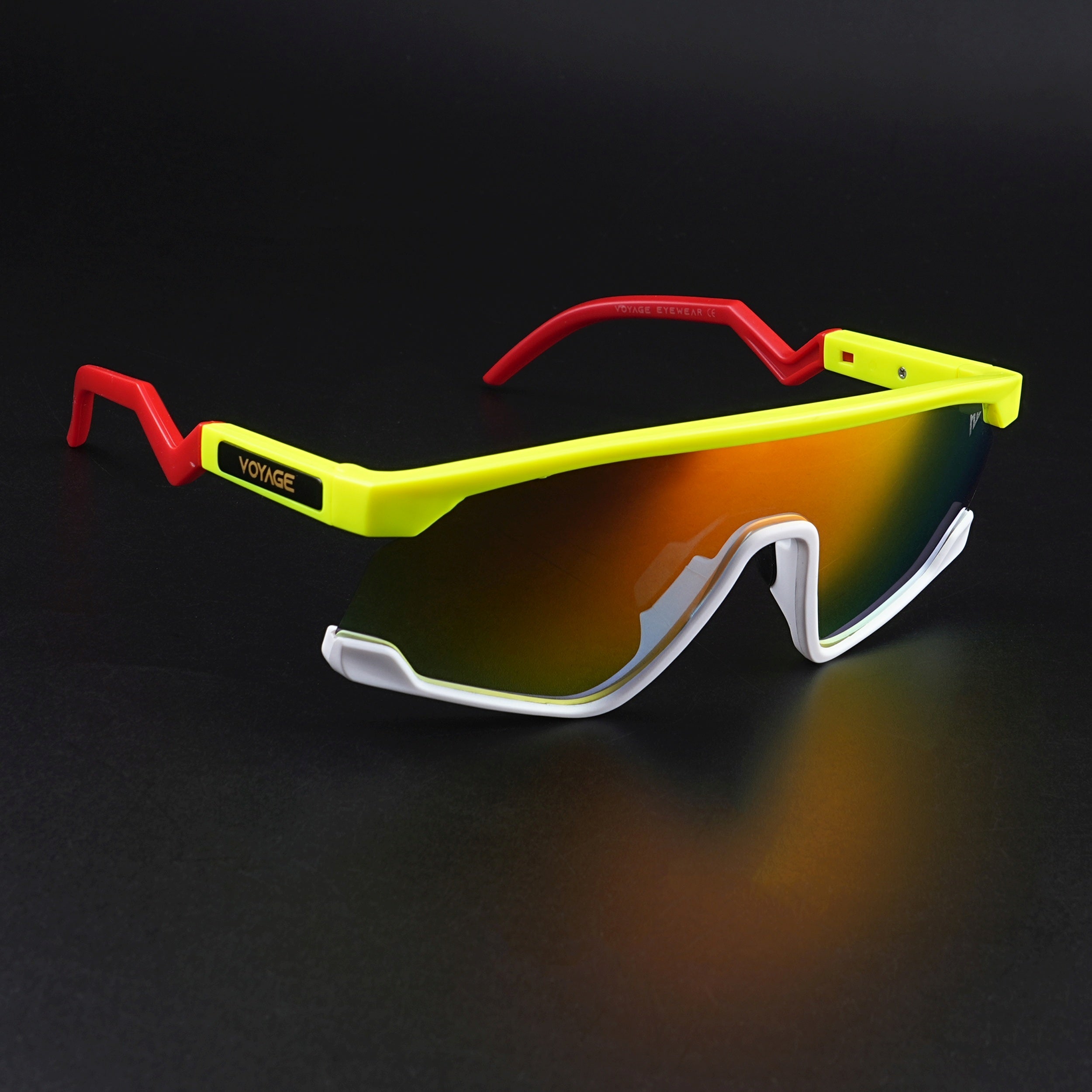 Drift Z | Green Polarized Sunglasses (Multicolor Lens - PMG6269)