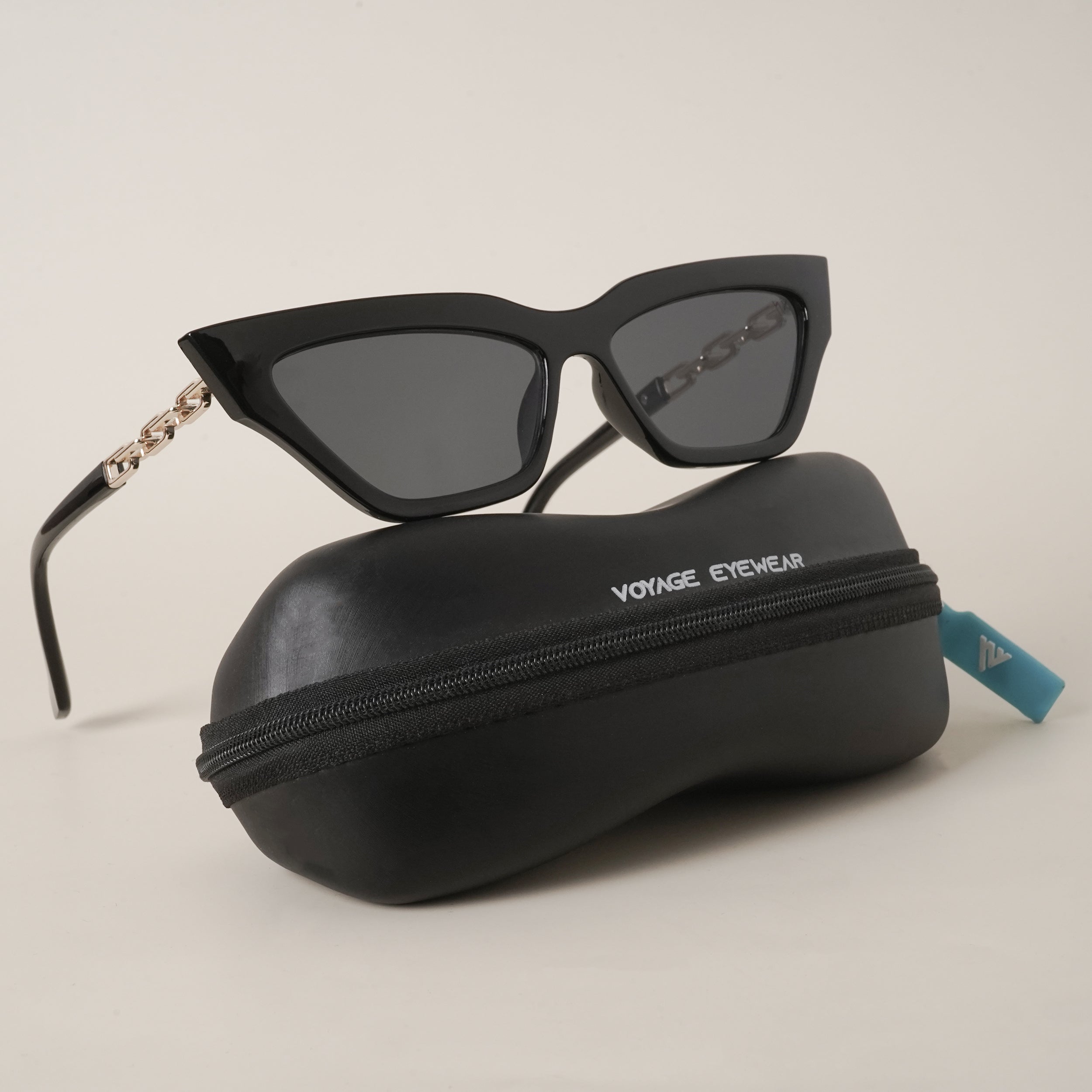 Voyage Black Cateye Sunglasses - MG3942