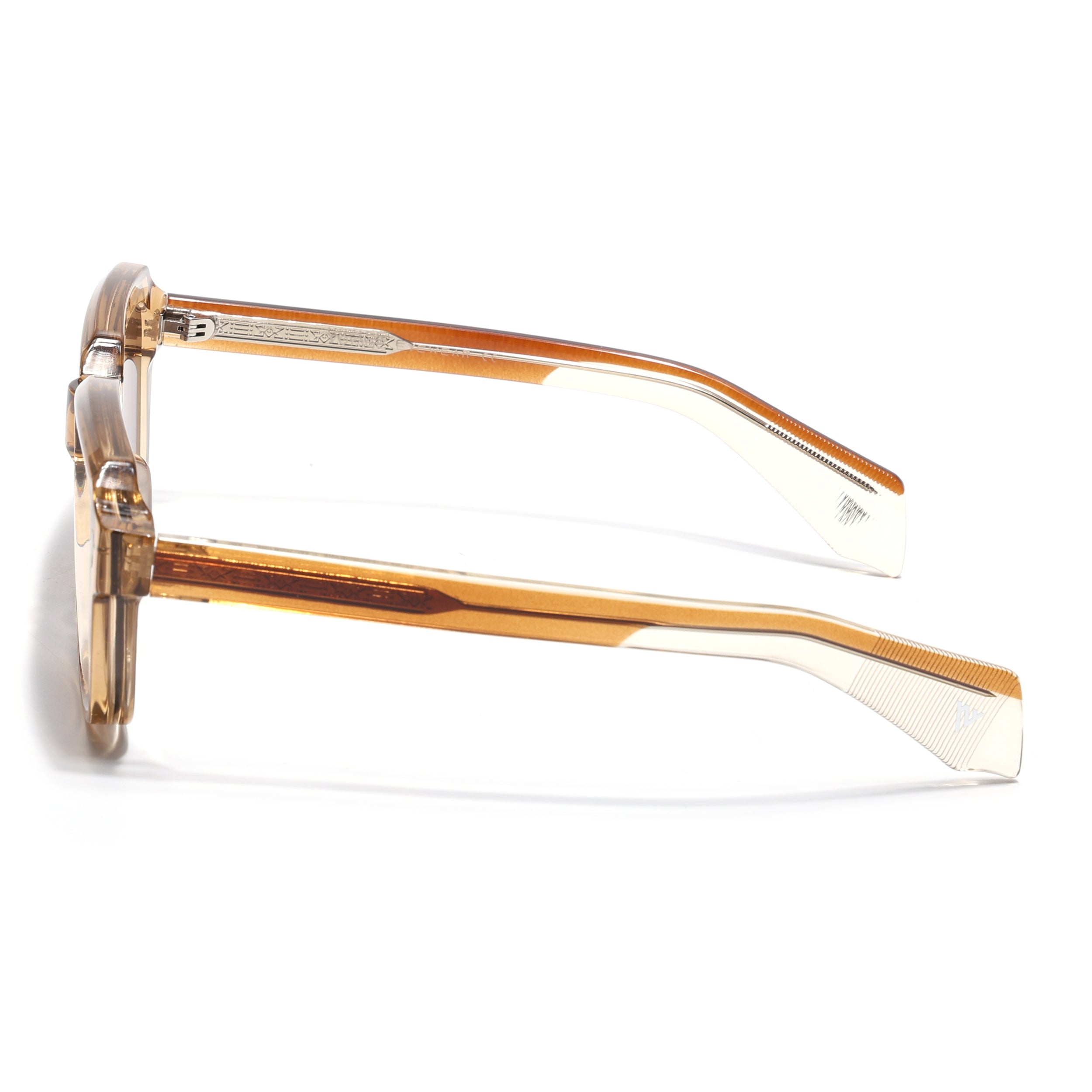 Square Sunglasses for Men & Women (Brown Lens | Brown Frame - SLMG7242)