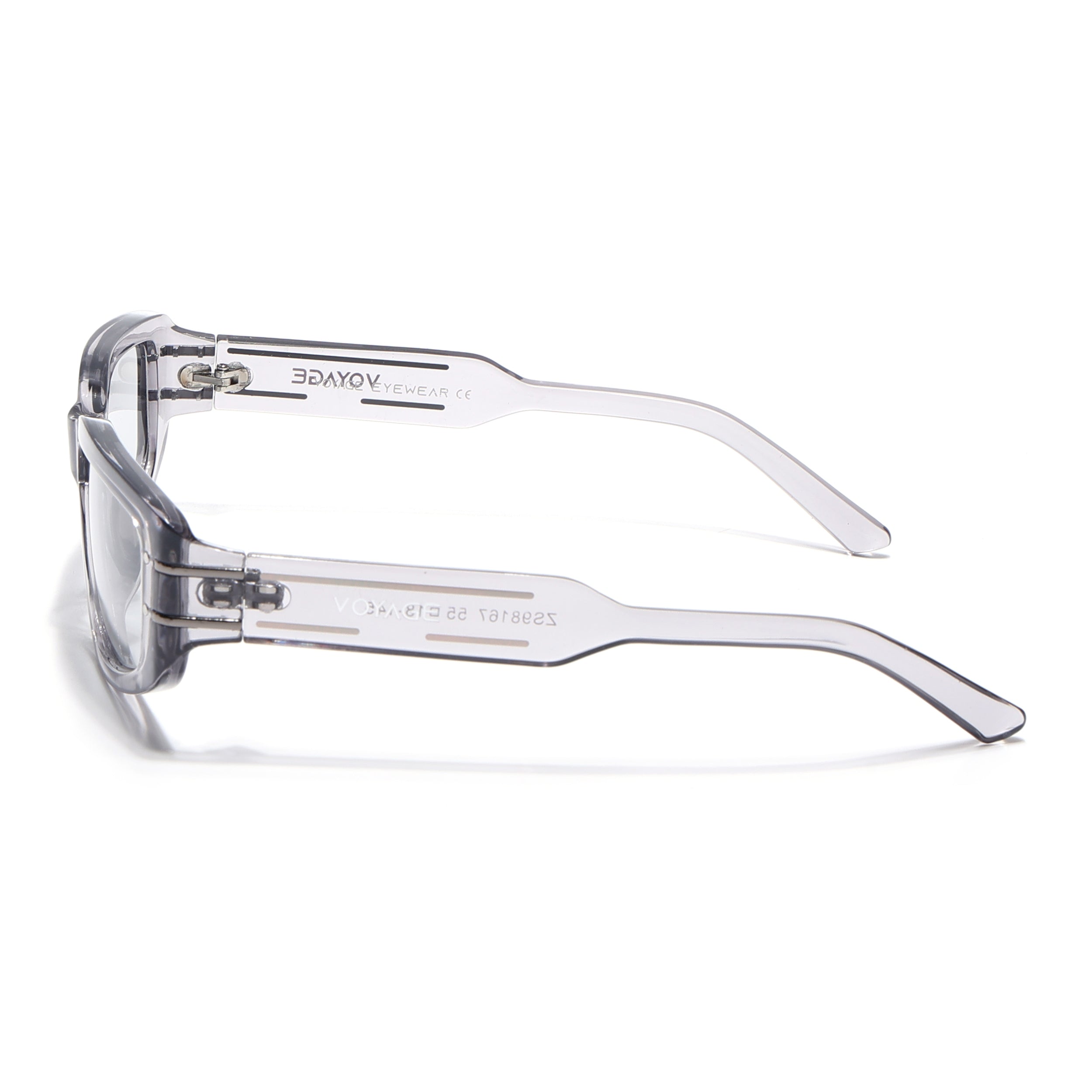 Ash | Grey Rectangle Sunglasses | MG6704