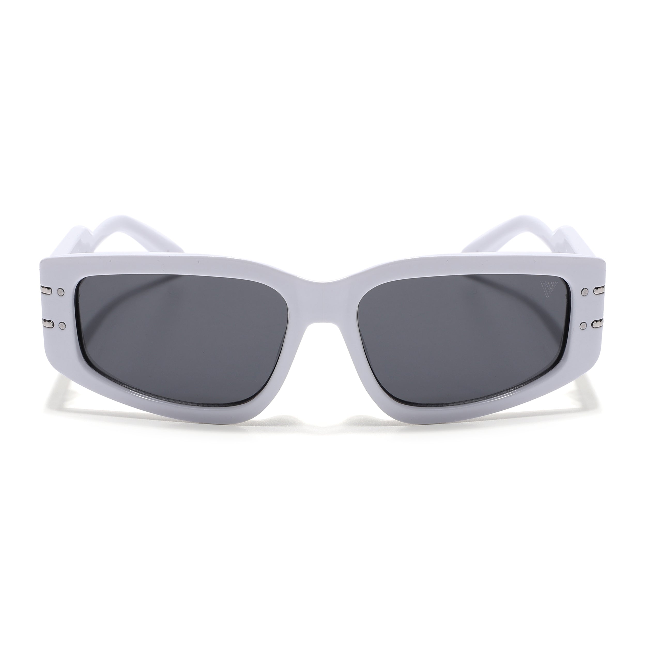 Ash | White Rectangle Sunglasses | MG6707