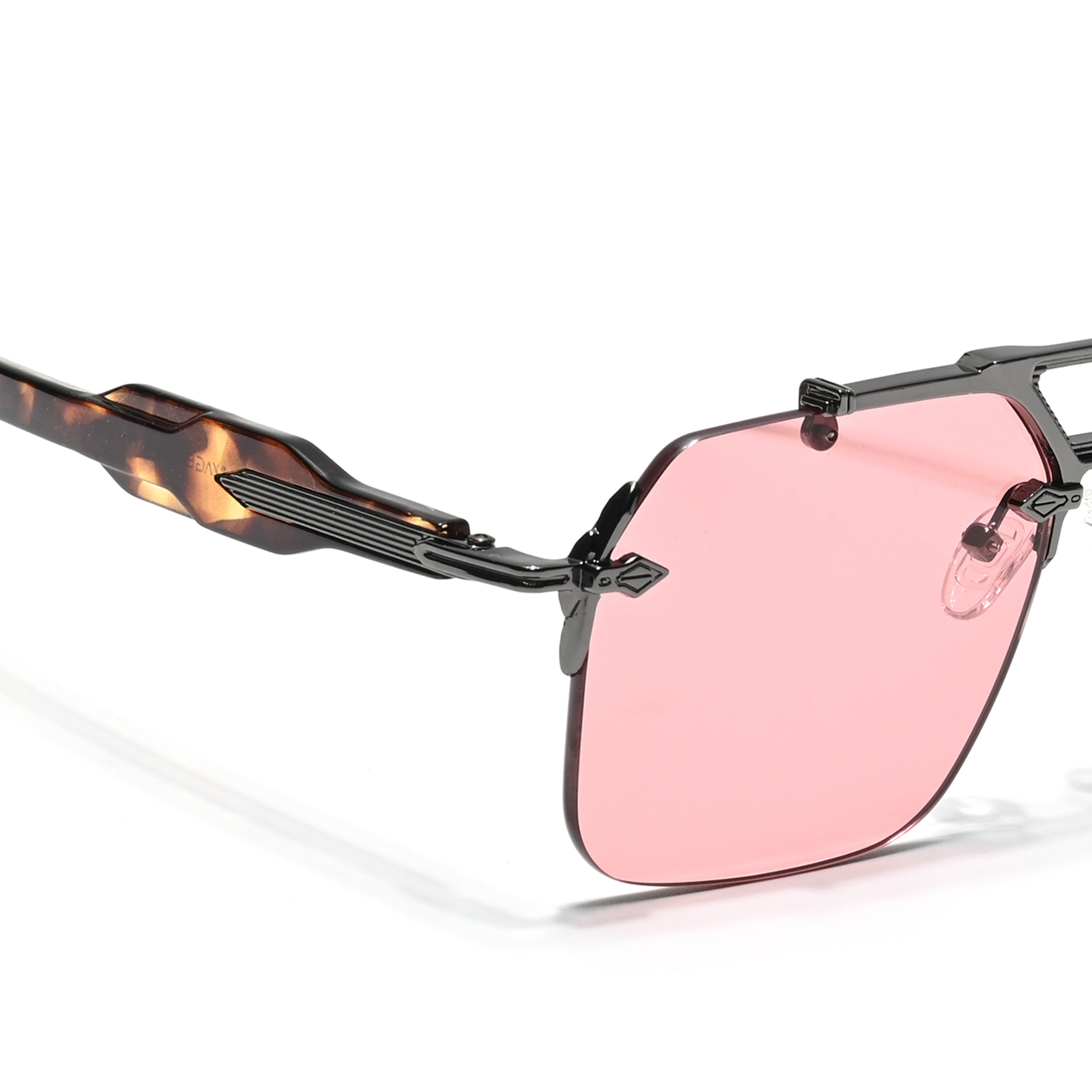 Hawk | Red Wayfarer Sunglasses | Grey Frame - MG5879