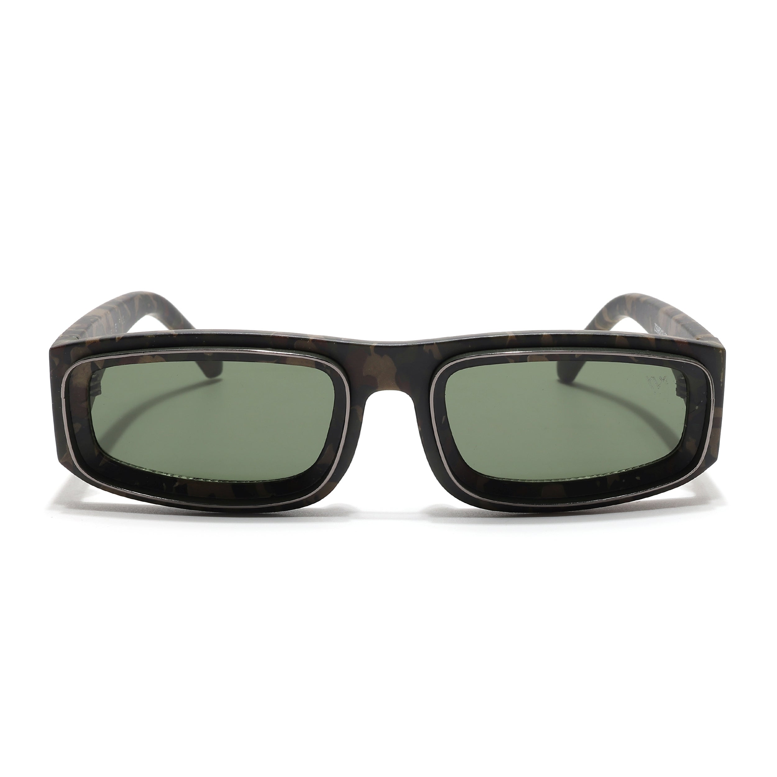 Old Smuggler | Militry Unisex Sunglasses | Green Lens - MG6578
