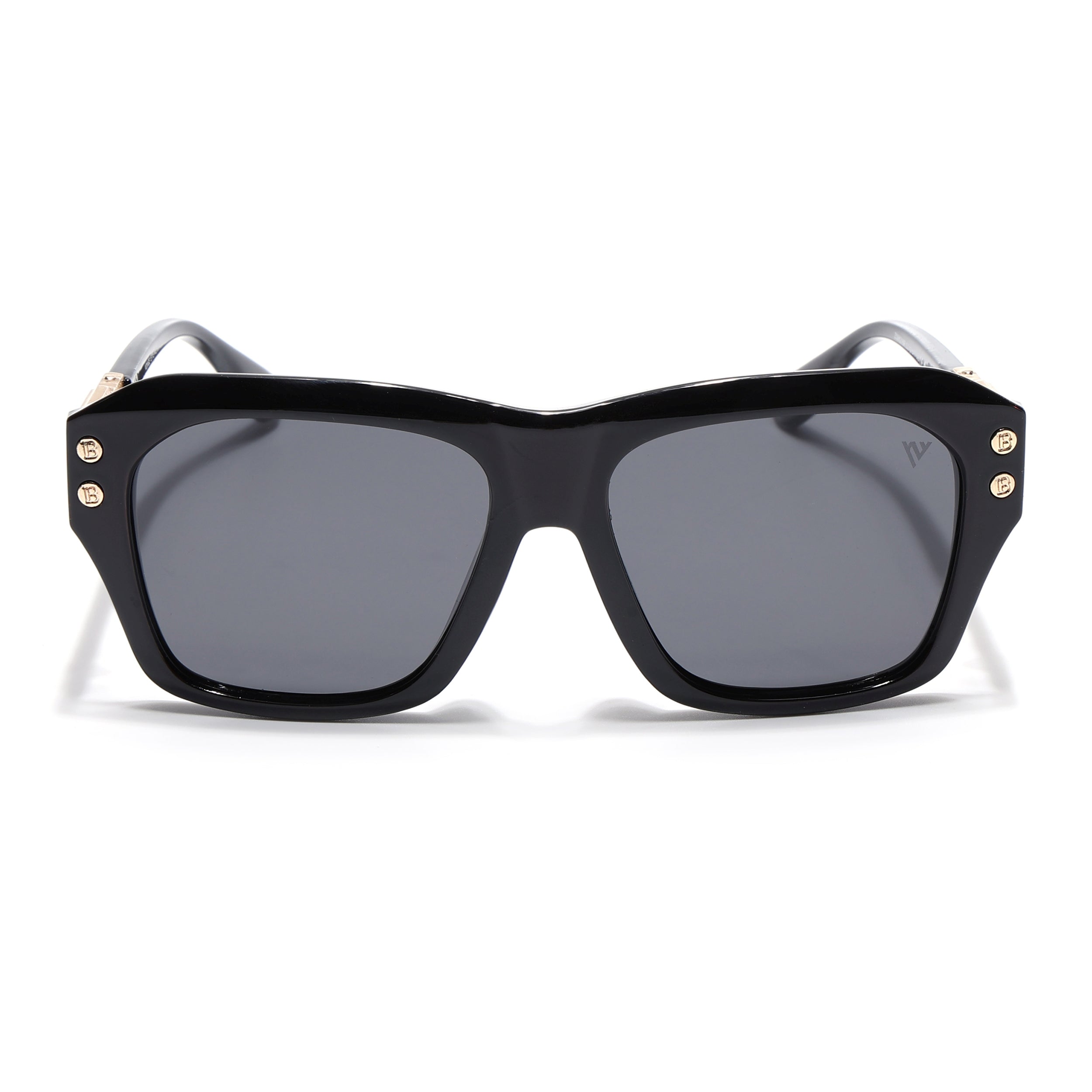 Carbon | Black Wayfarer Polarized Sunglasses | Black Lens - PMG6698