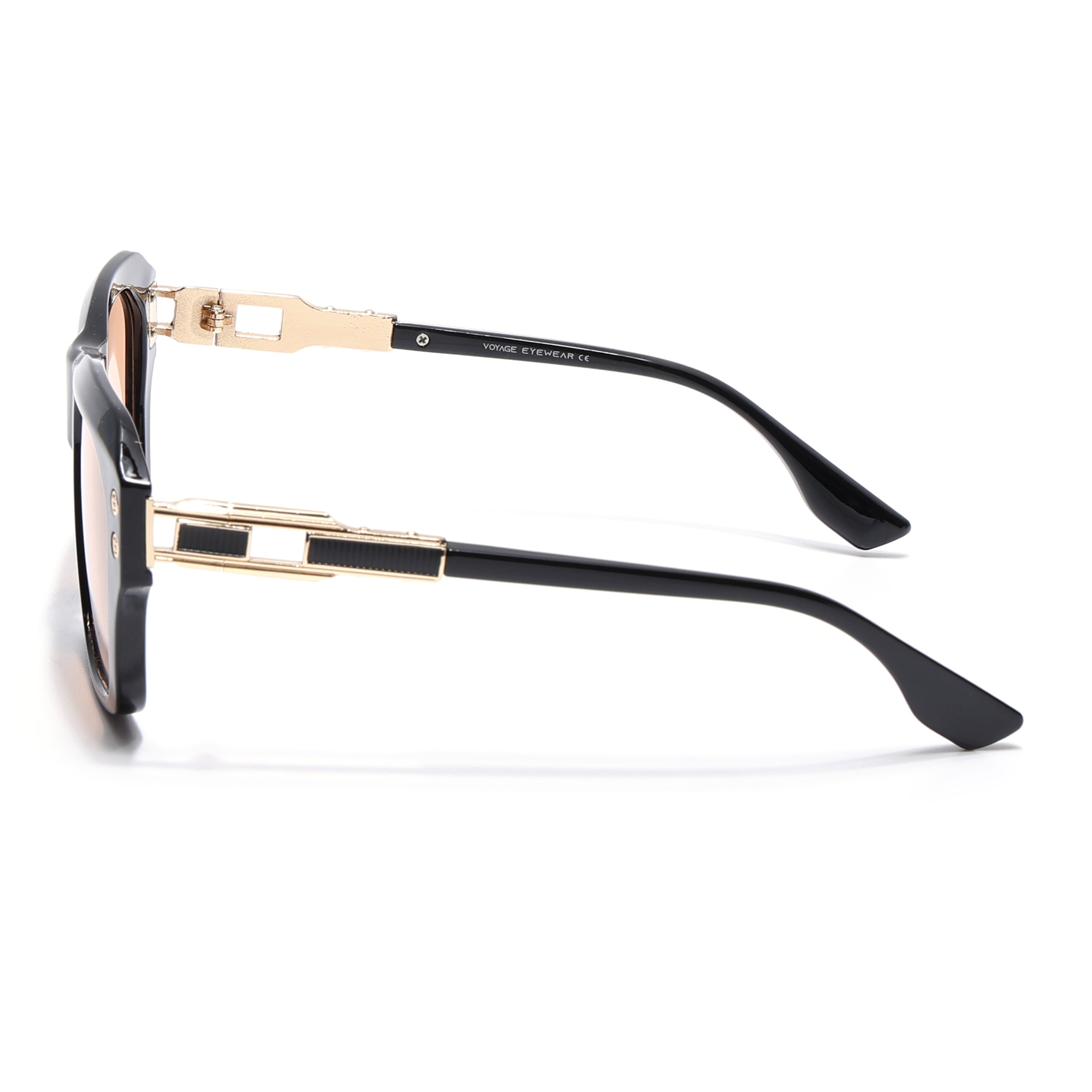 Carbon | Black Wayfarer Sunglasses | Brown Lens - MG6700