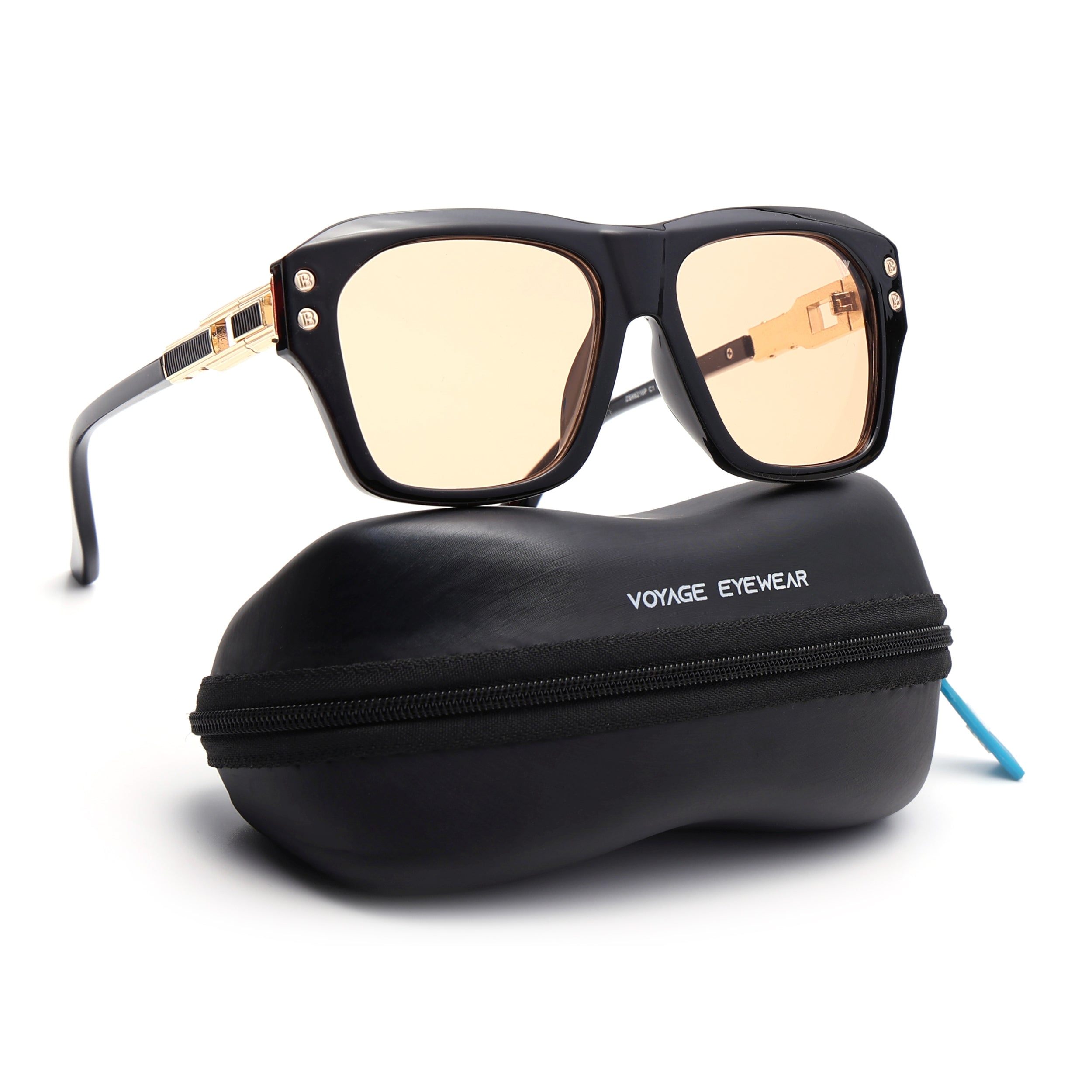 Carbon | Black Wayfarer Sunglasses | Brown Lens - MG6700