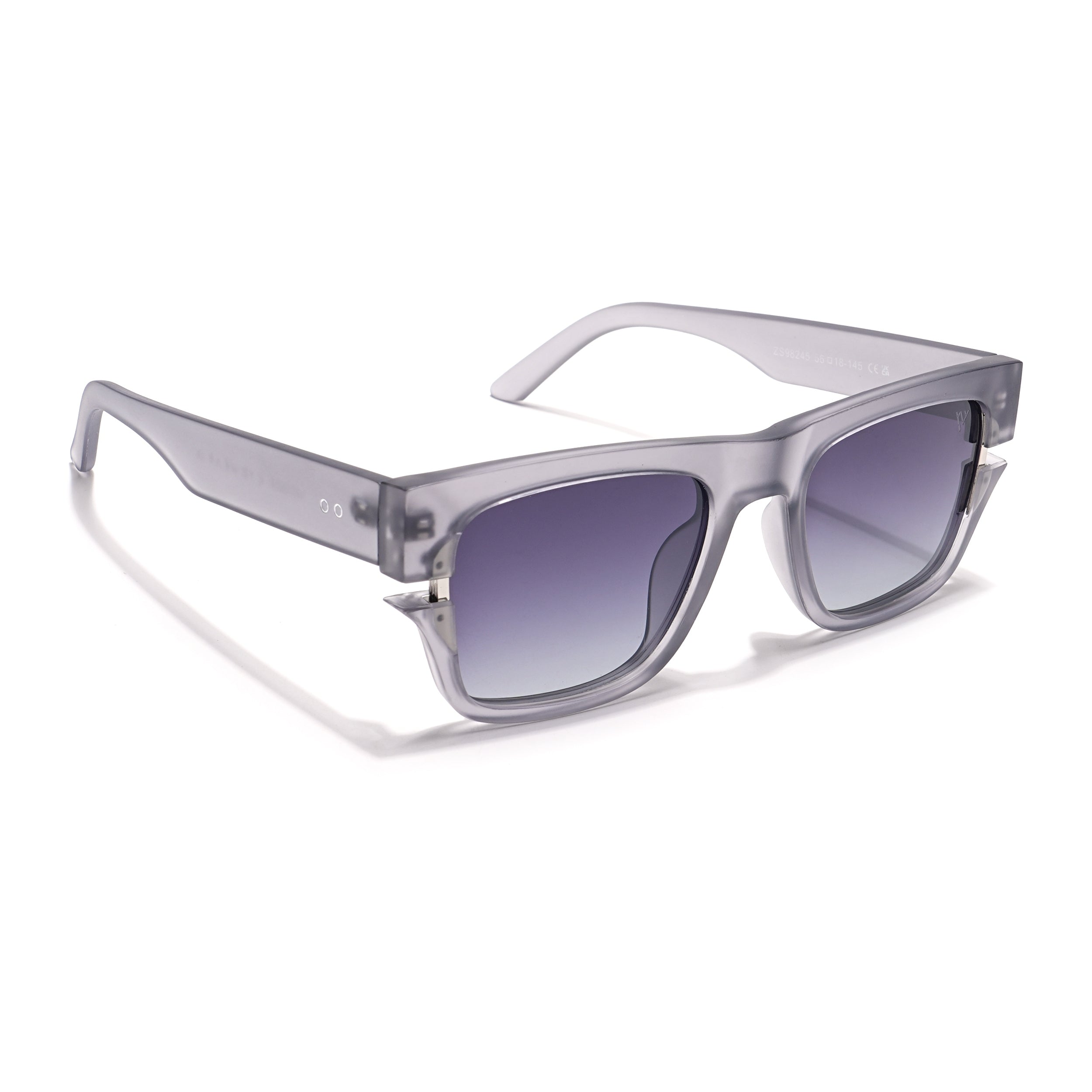 Wayfarer Sunglasses (Grey & Clear Lens | Grey Frame - PMG6046)