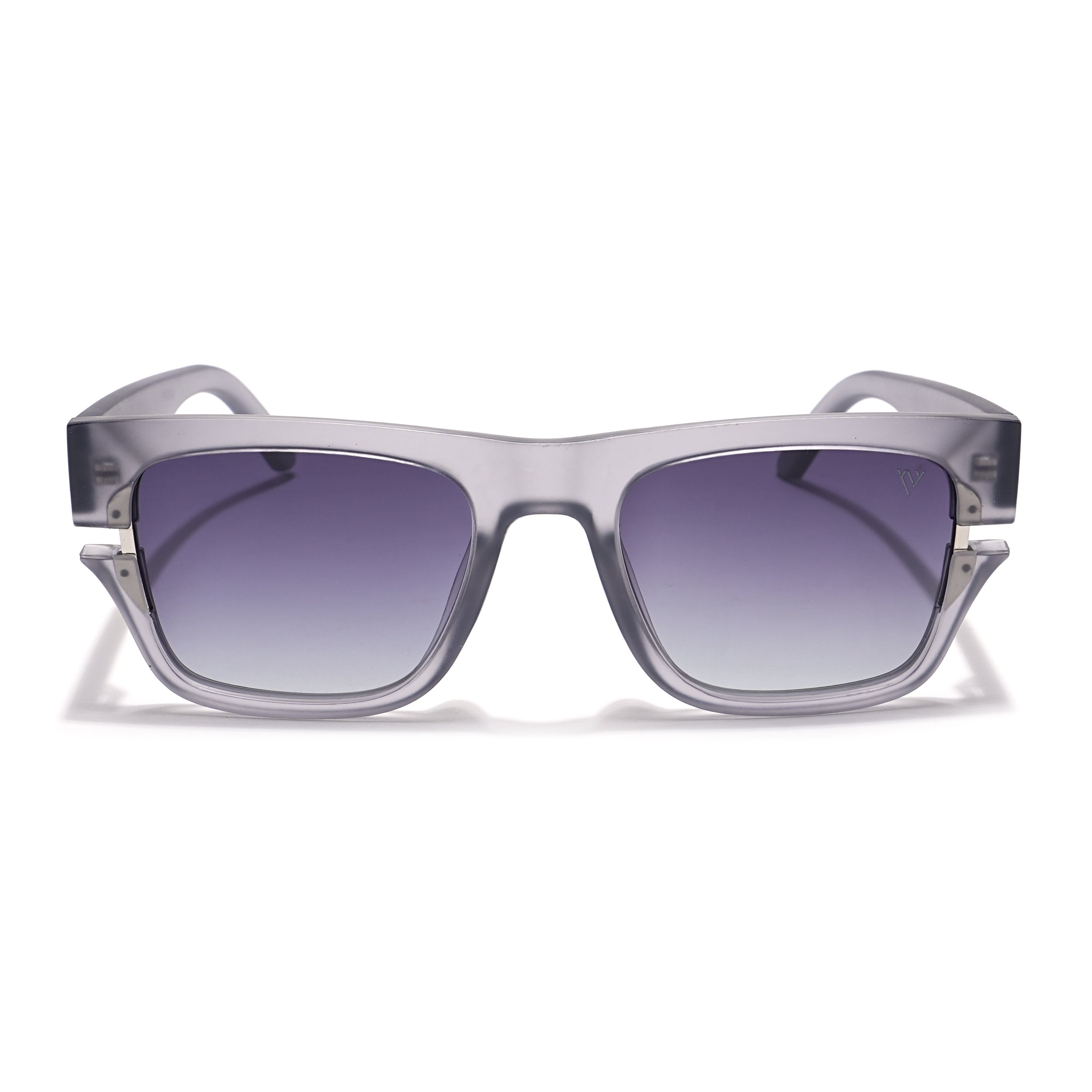 Wayfarer Sunglasses (Grey & Clear Lens | Grey Frame - PMG6046)