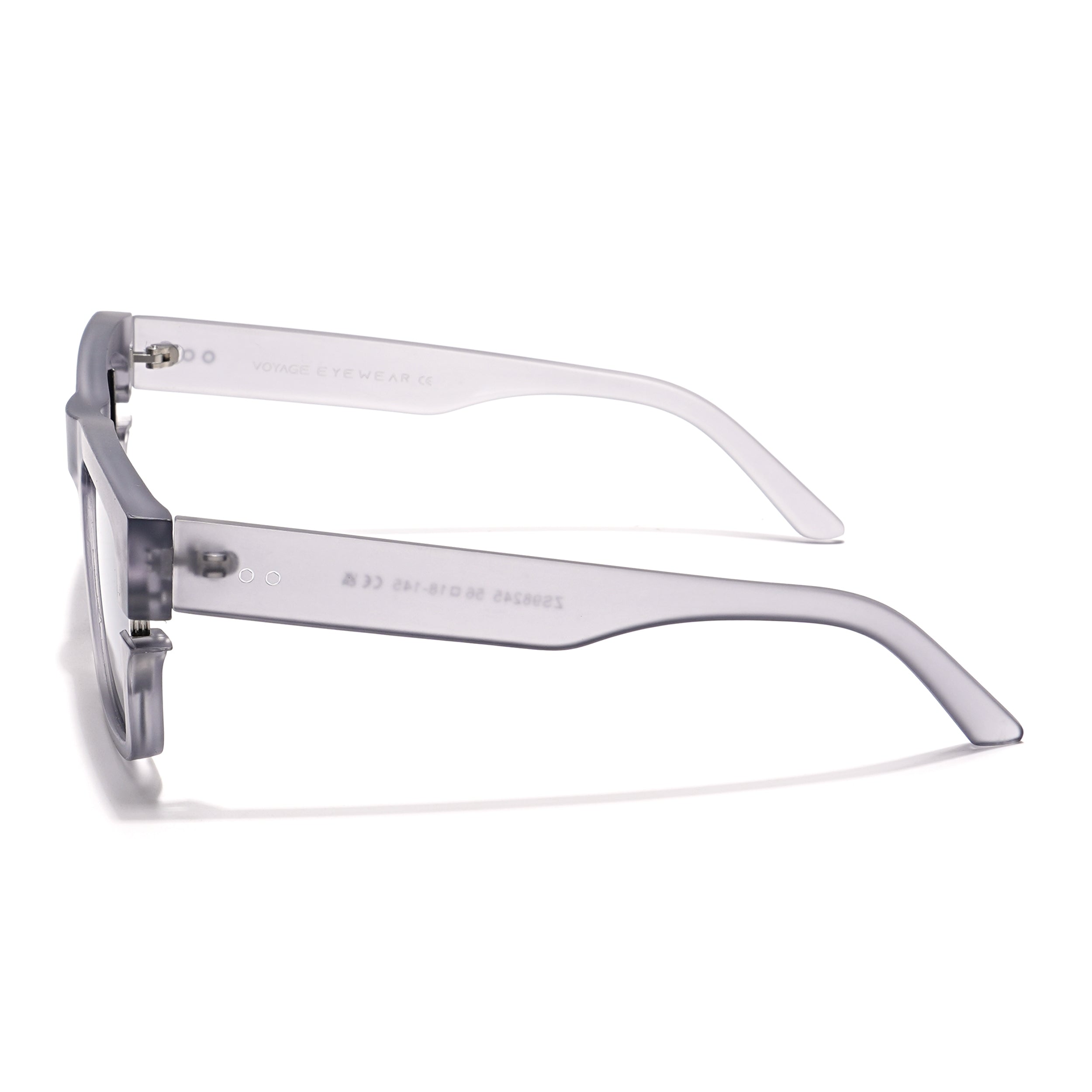 Wayfarer Sunglasses (Grey & Clear Lens | Grey Frame - PMG6046)