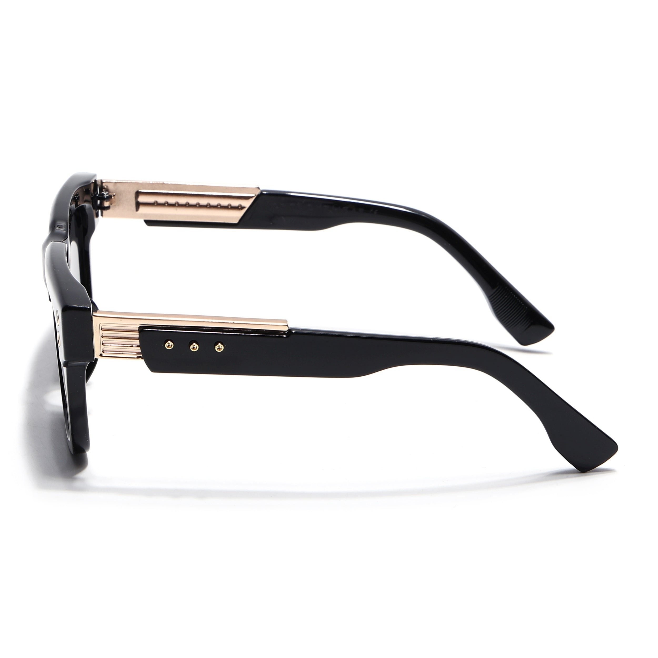 Rizzler | Black Square Sunglasses | Black Lens - MG7593