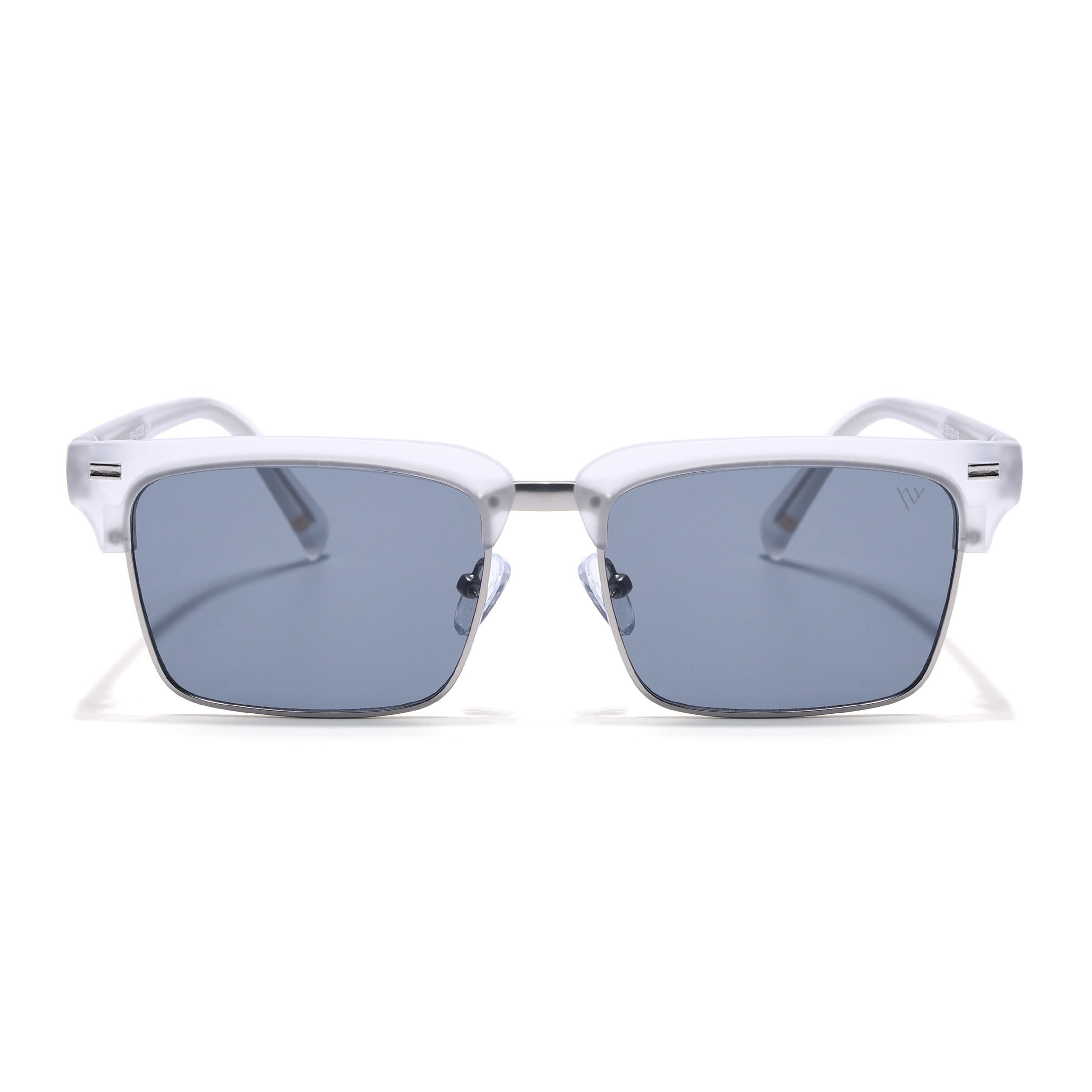 Stark | Silver Clubmaster Sunglasses | Grey Lens | MG7052
