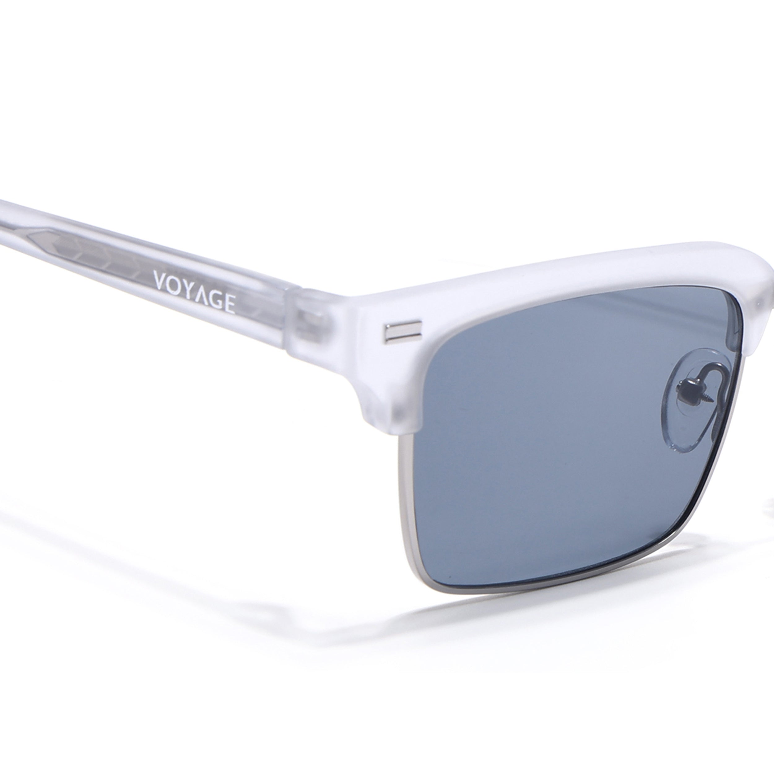 Stark | Silver Clubmaster Sunglasses | Grey Lens | MG7052