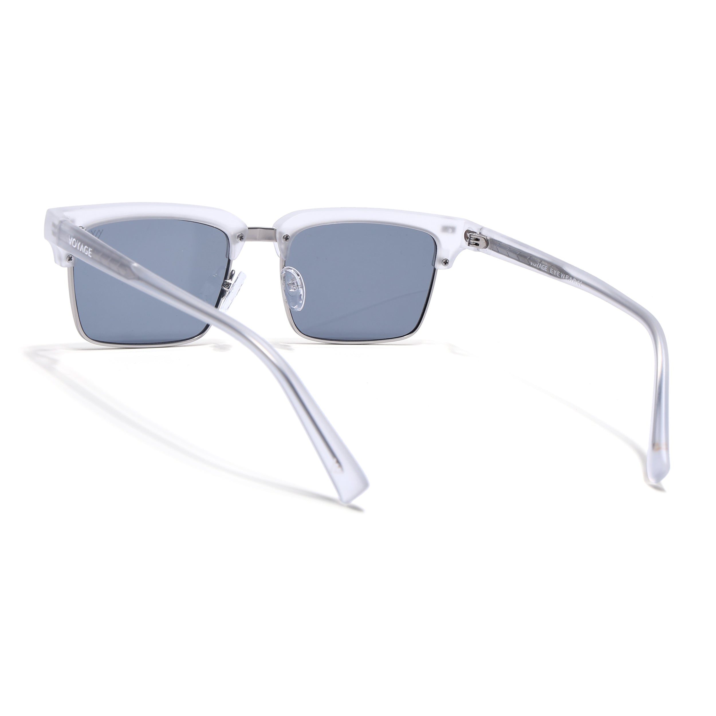 Stark | Silver Clubmaster Sunglasses | Grey Lens | MG7052