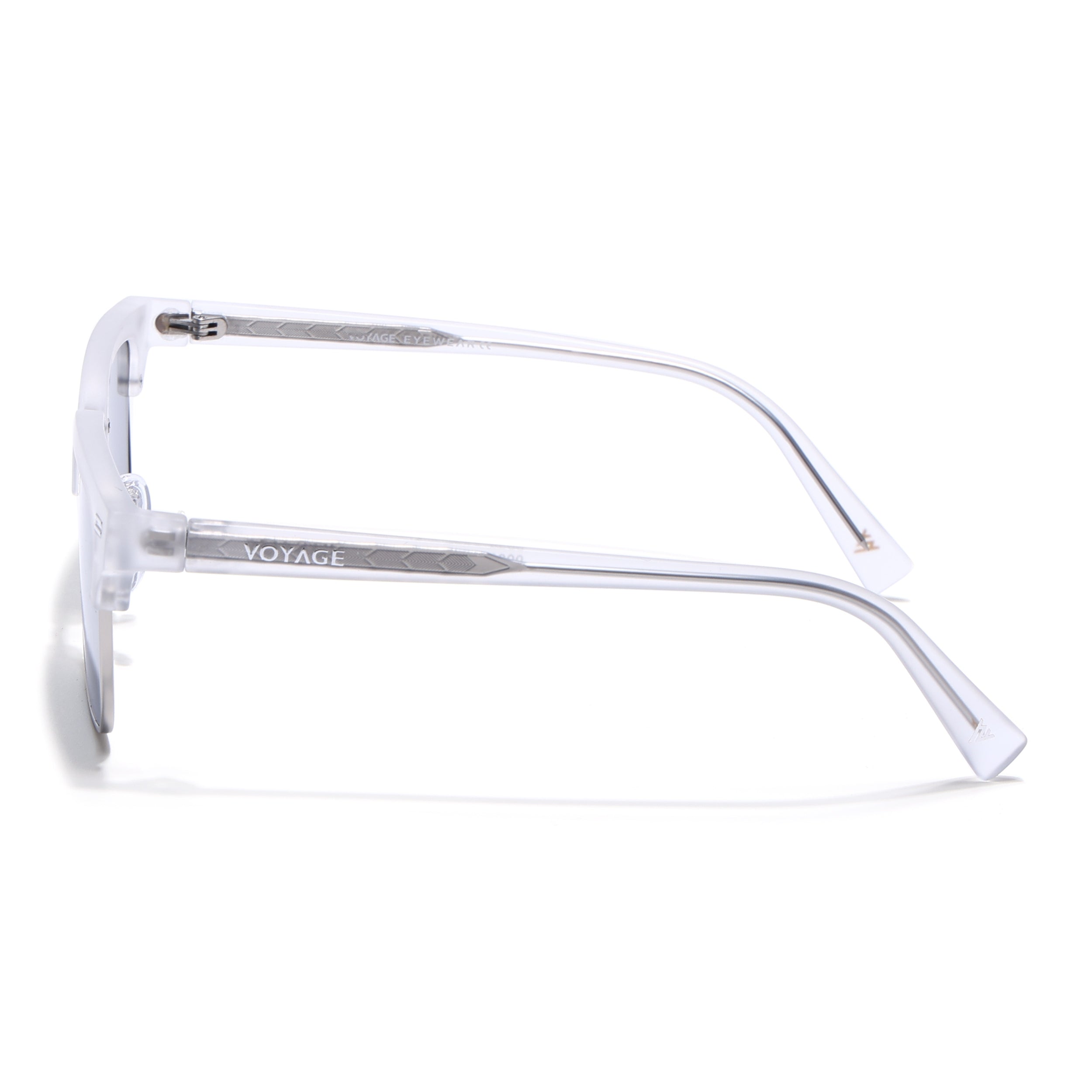 Stark | Silver Clubmaster Sunglasses | Grey Lens | MG7052