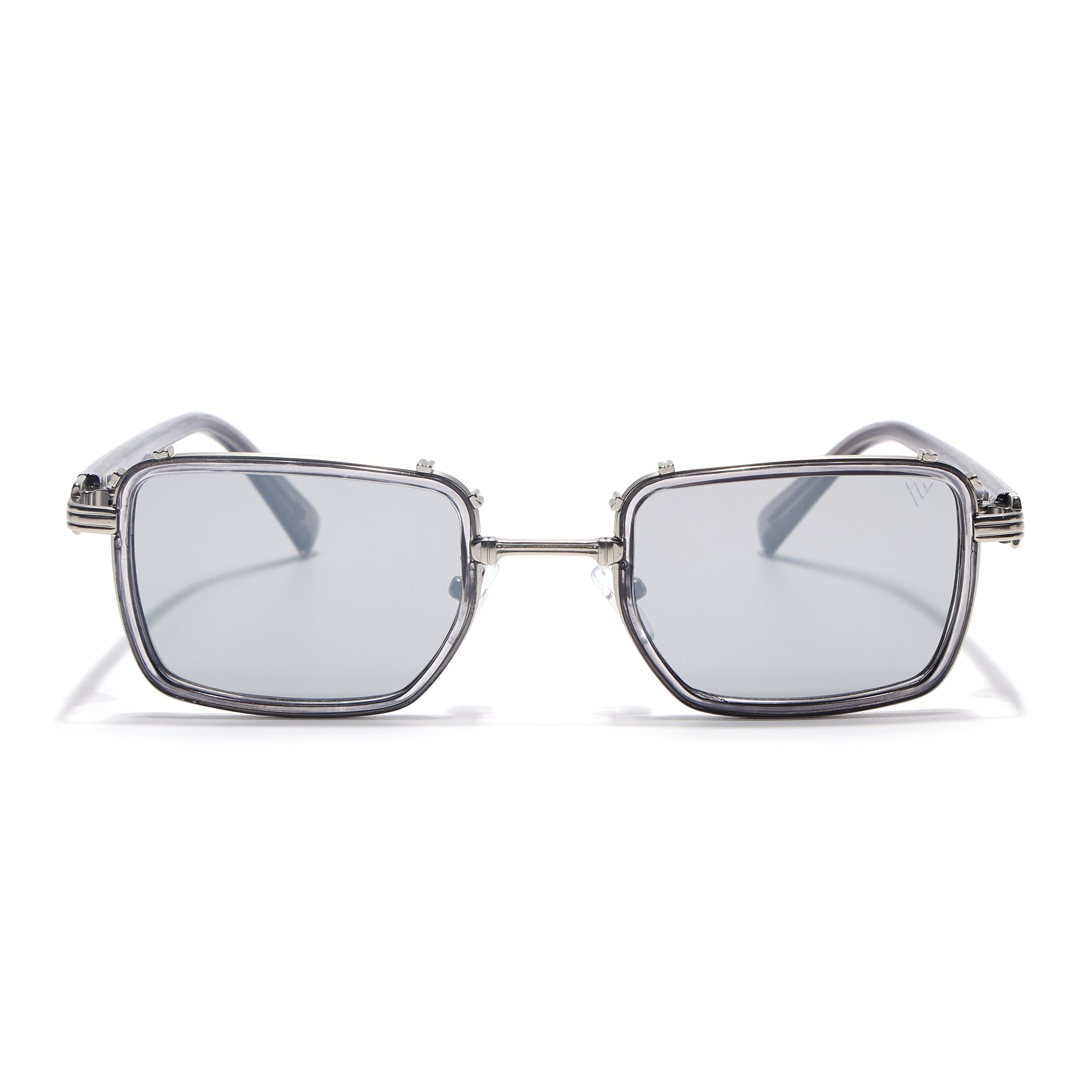 Chisel | Silver Square Sunglasses | Grey Lens - MG7054