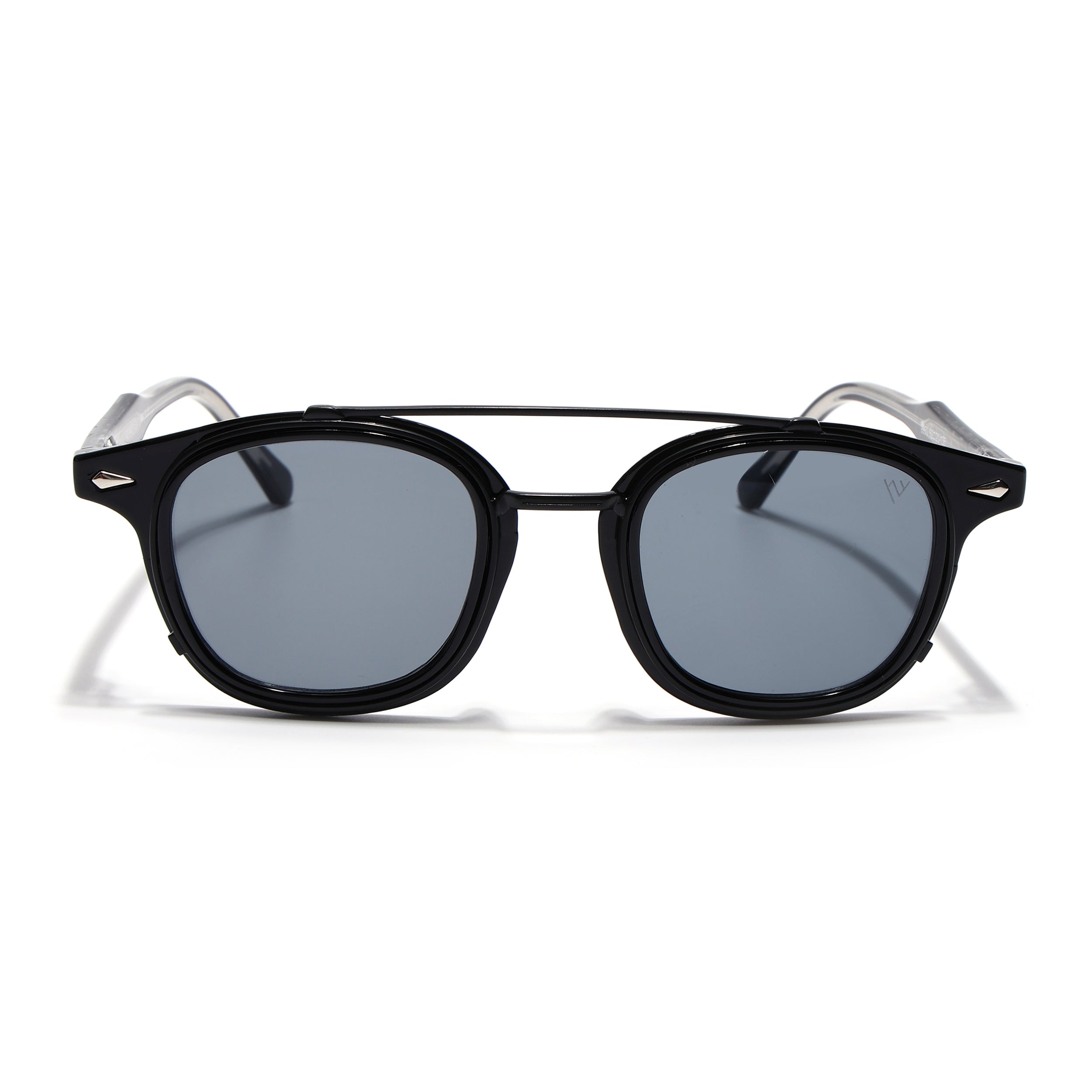 Milano | Black Wayfarer Sunglasses | Grey Lens - MG7105