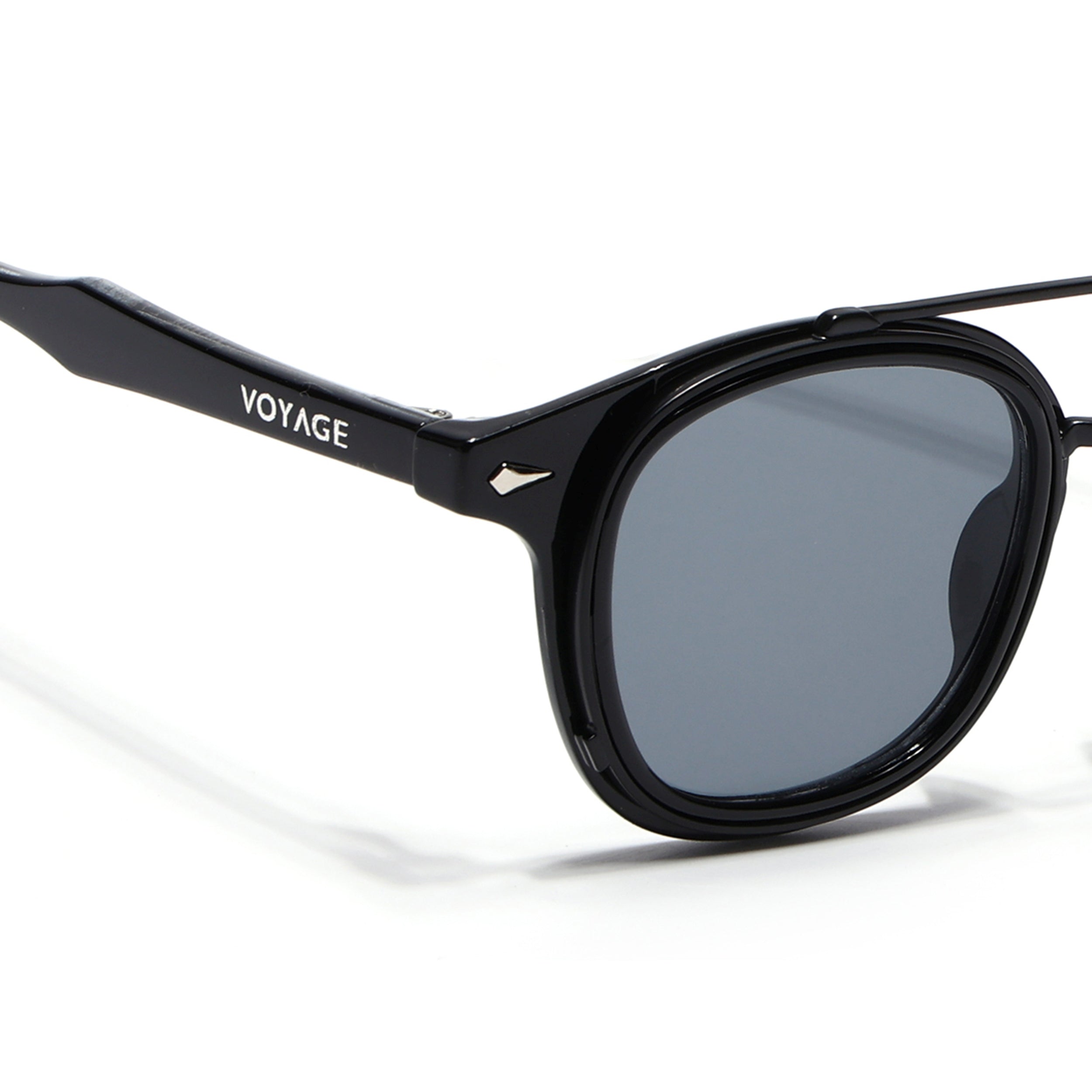 Milano | Black Wayfarer Sunglasses | Grey Lens - MG7105