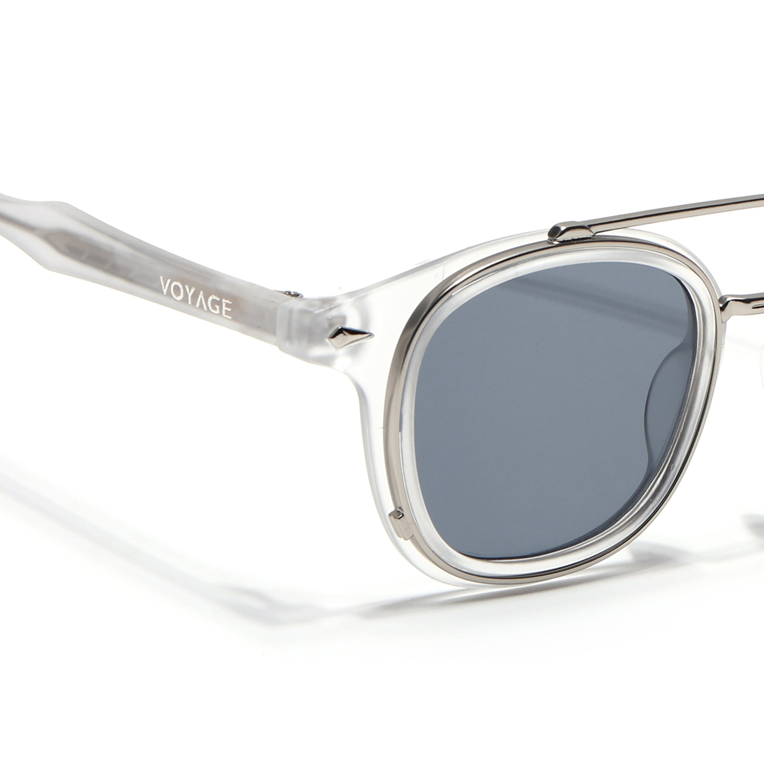 Milano | Silver & Matt Grey Wayfarer Sunglasses | Grey Lens - MG7107