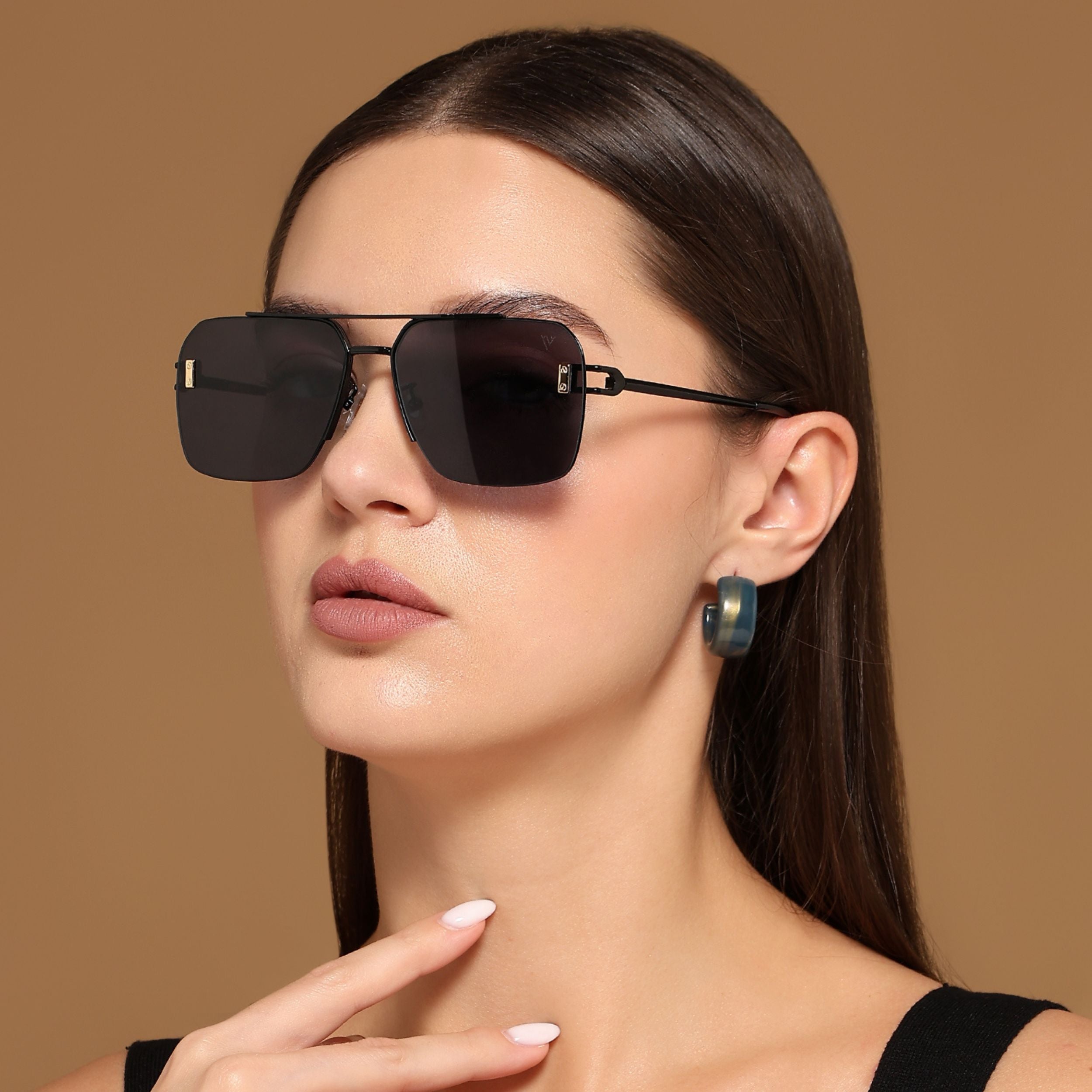 Wayfarer Sunglasses (Black Lens | Black Frame - MG6031)