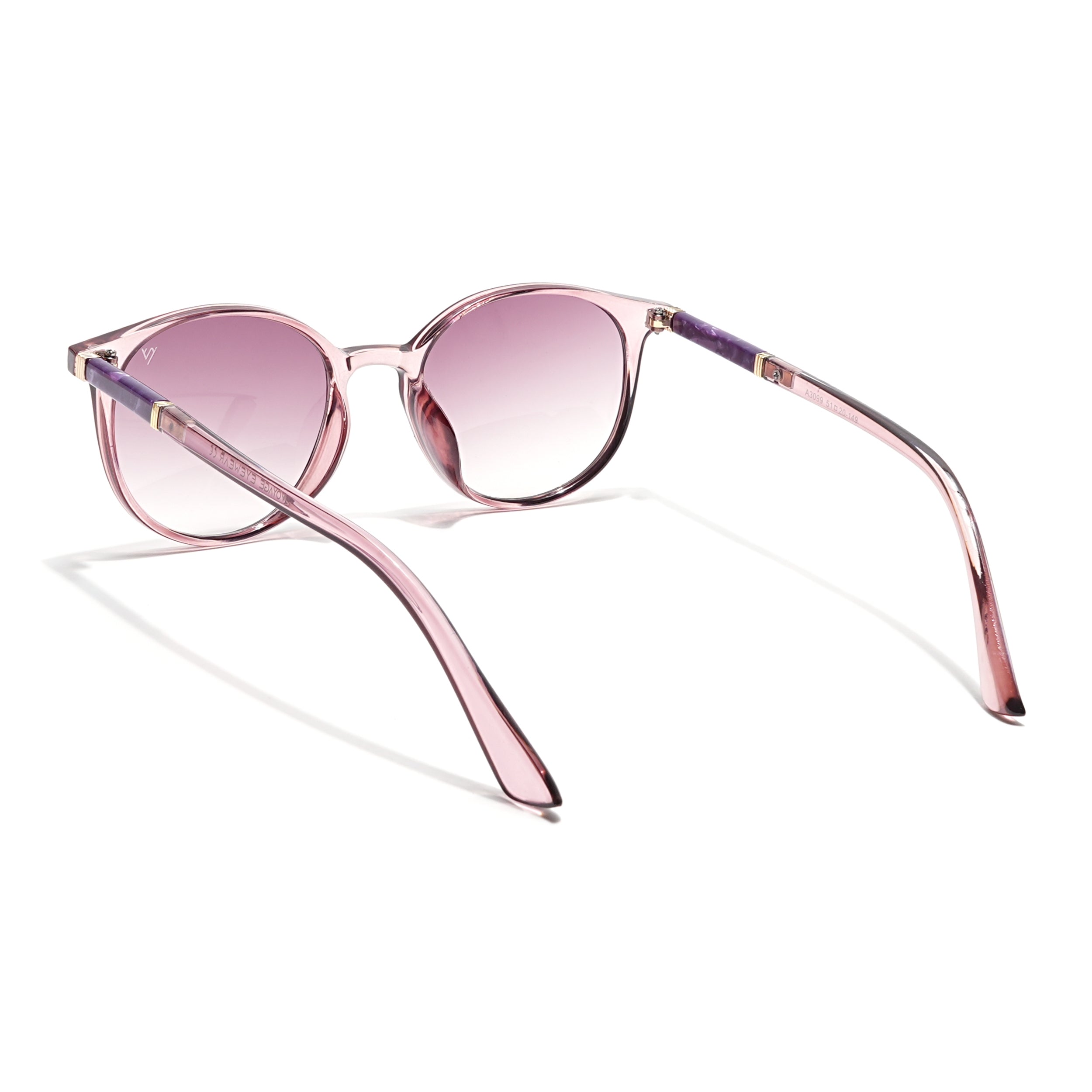 Round Brown & Clear Sunglasses - MG4271