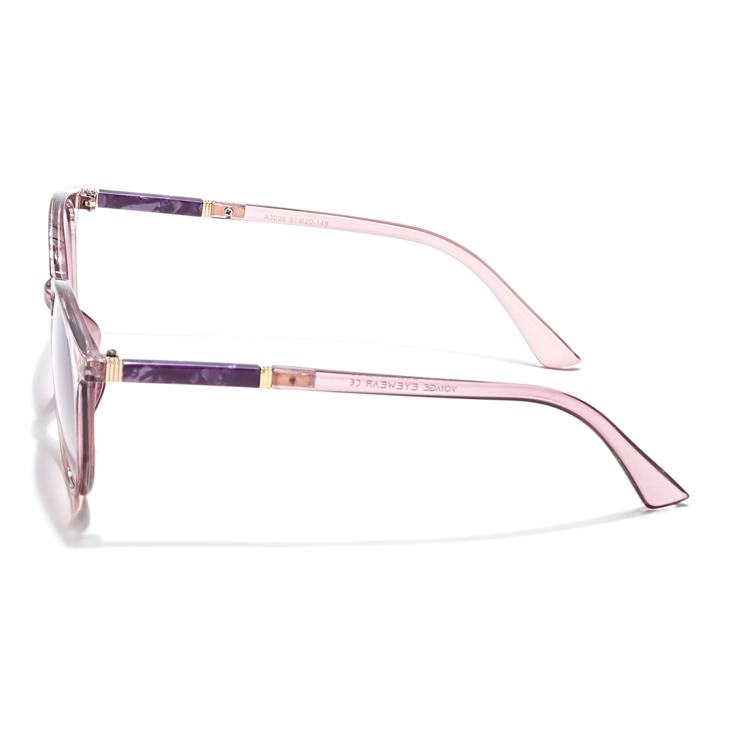 Round Brown & Clear Sunglasses - MG4271