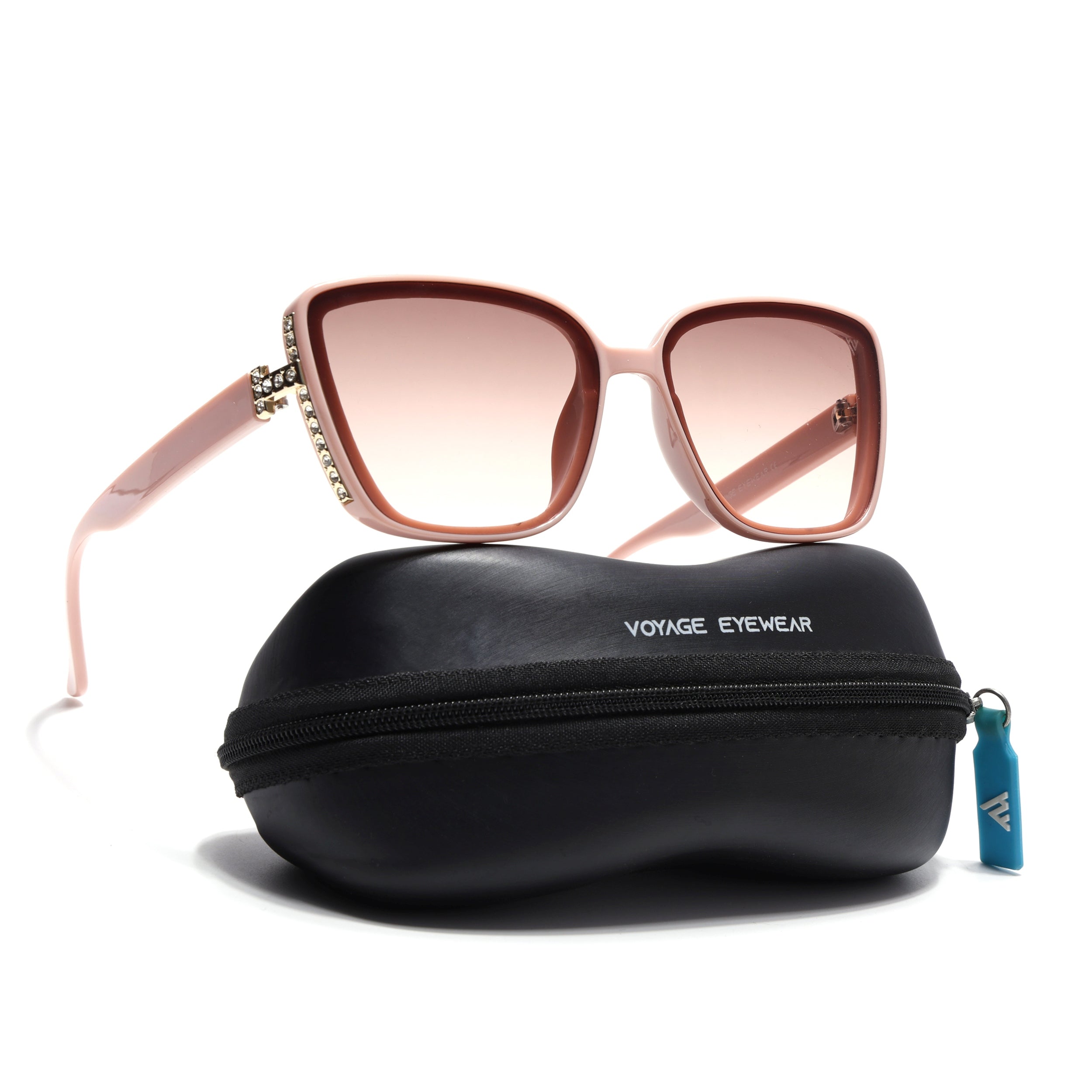 Cateye Sunglasses for Women (Pink Lens | Pink Frame - MG7541)