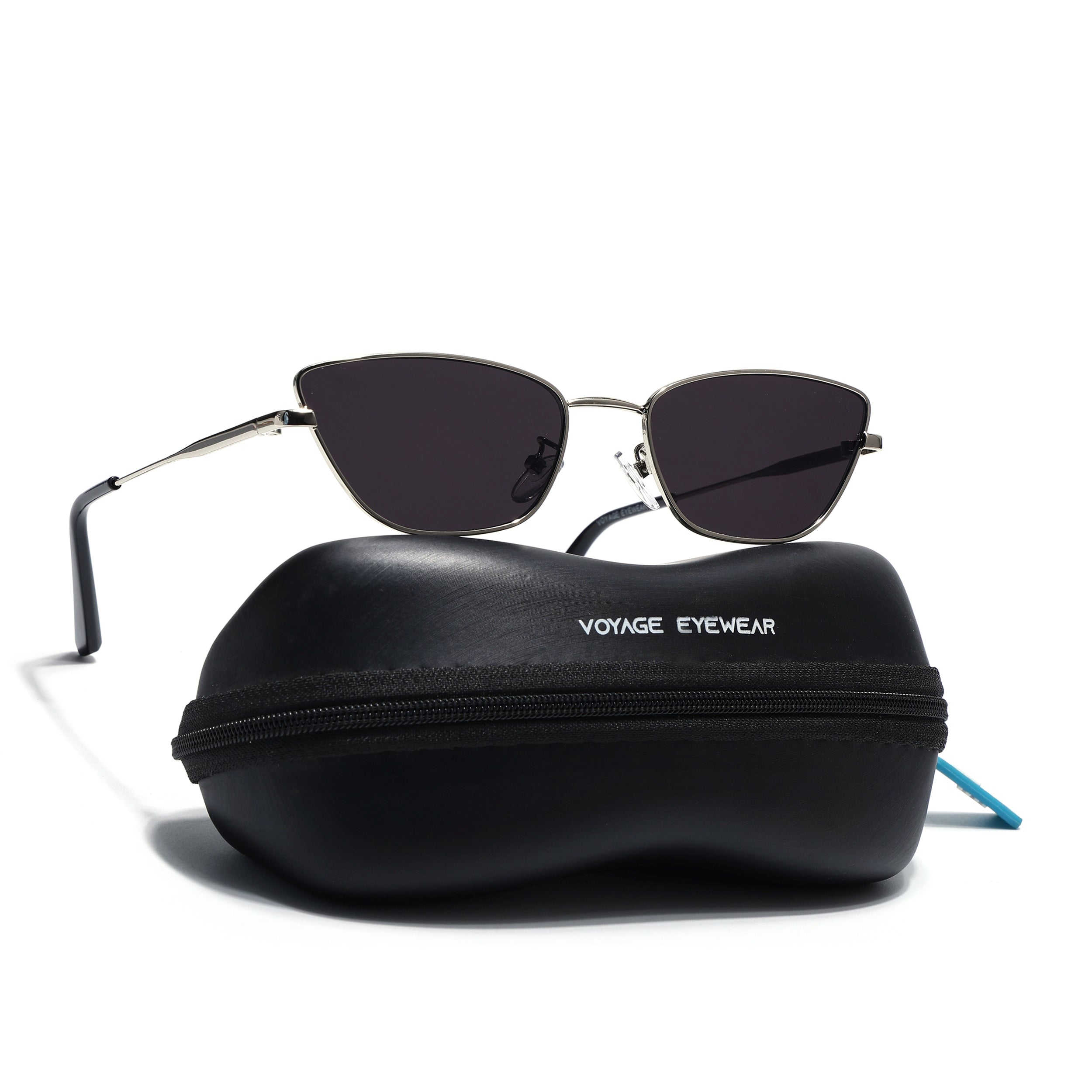 Black Silver Cateye Sunglasses MG3448