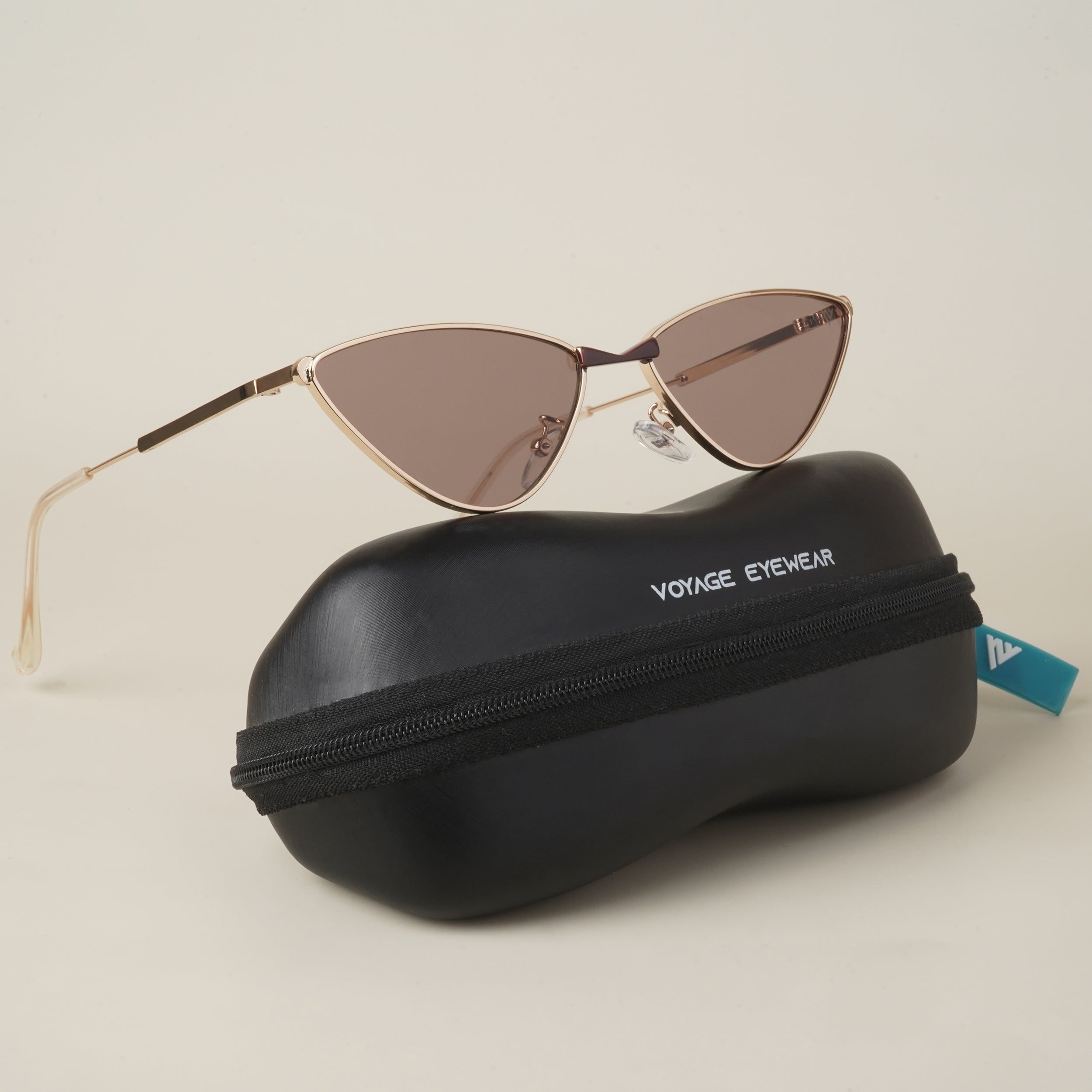 Voyage Brown Cateye Sunglasses MG3435