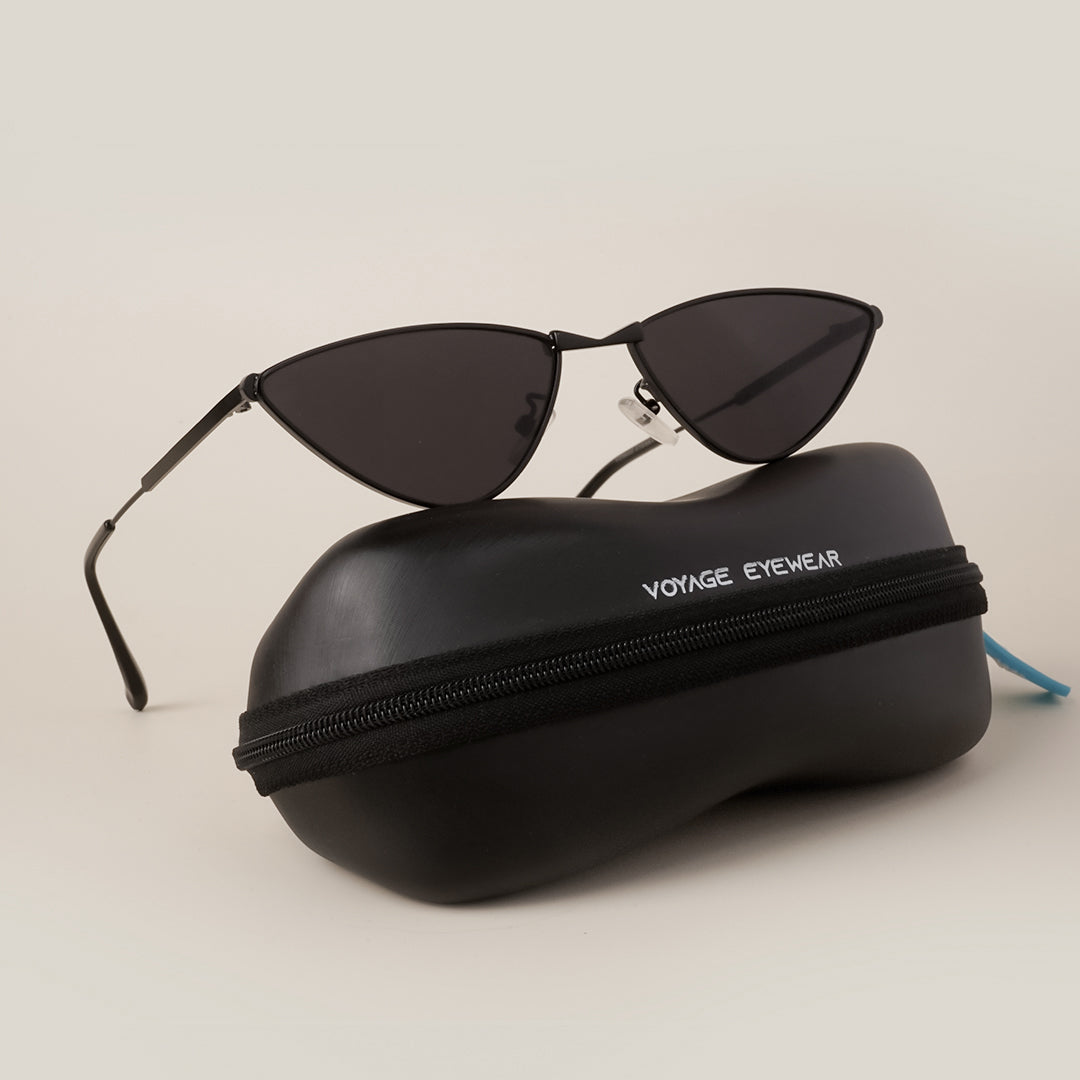 Voyage Black Cateye Sunglasses - MG3437