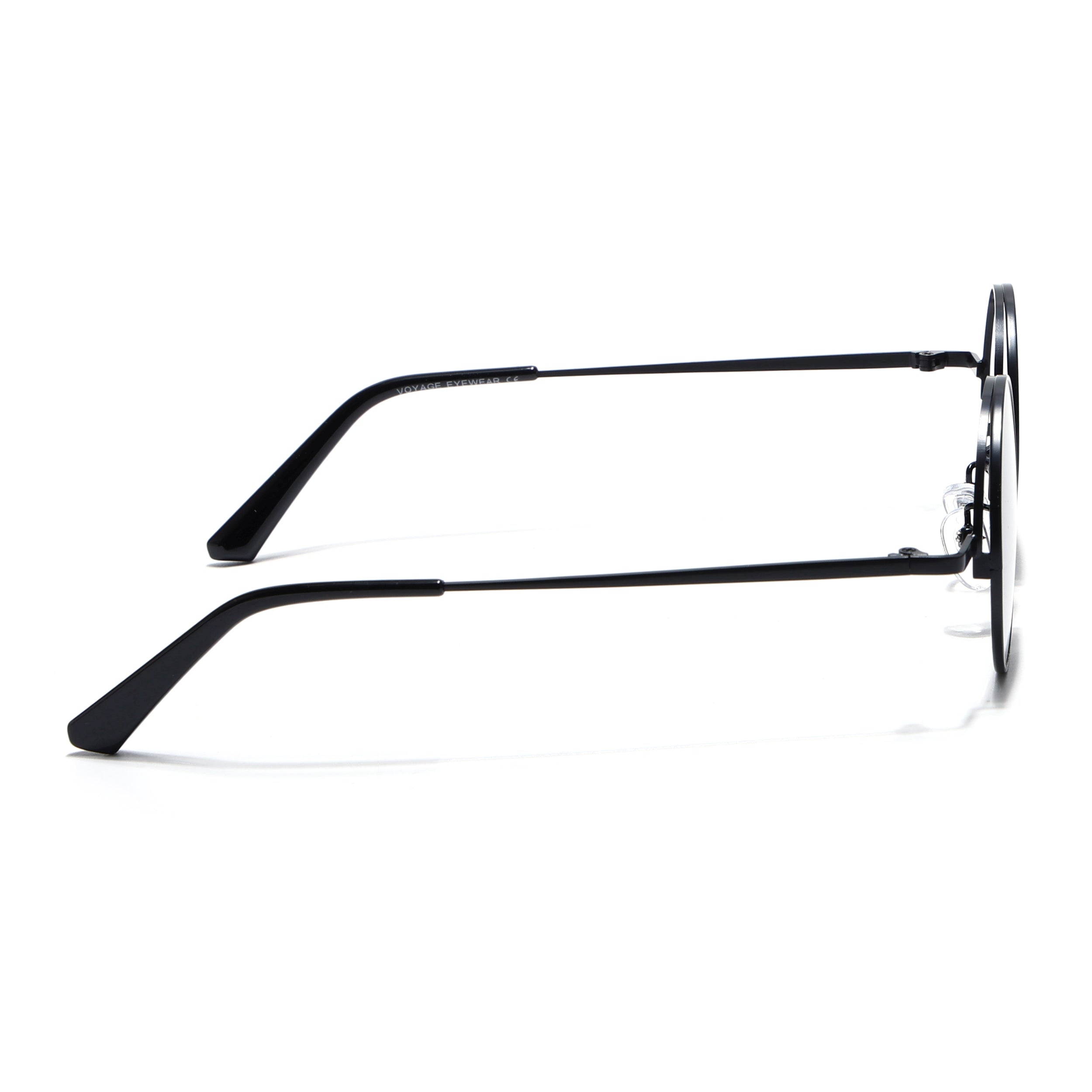 Quasar | Black Round Sunglasses MG3508