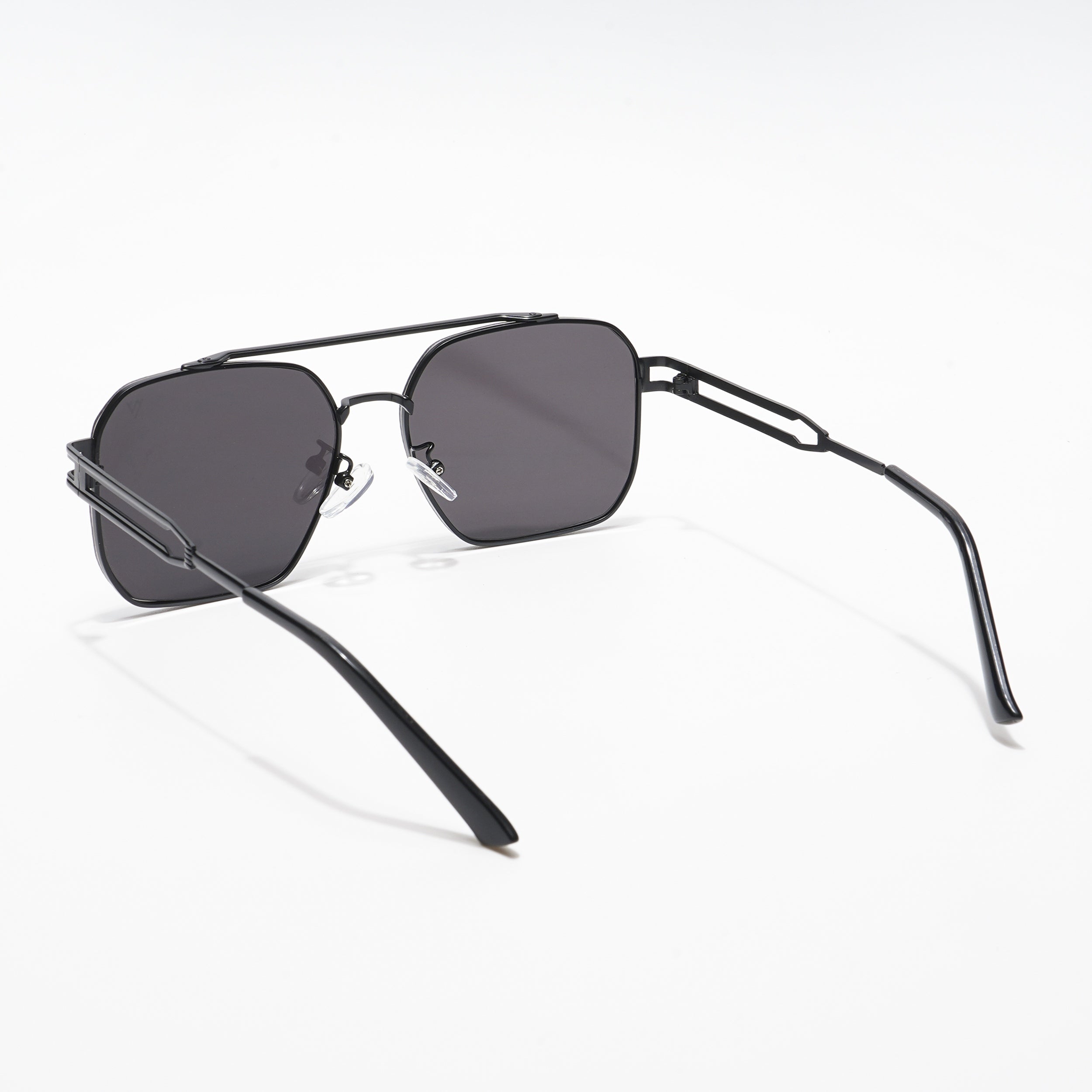 Aviator Sunglasses (Black Lens | Black Frame - MG5198)