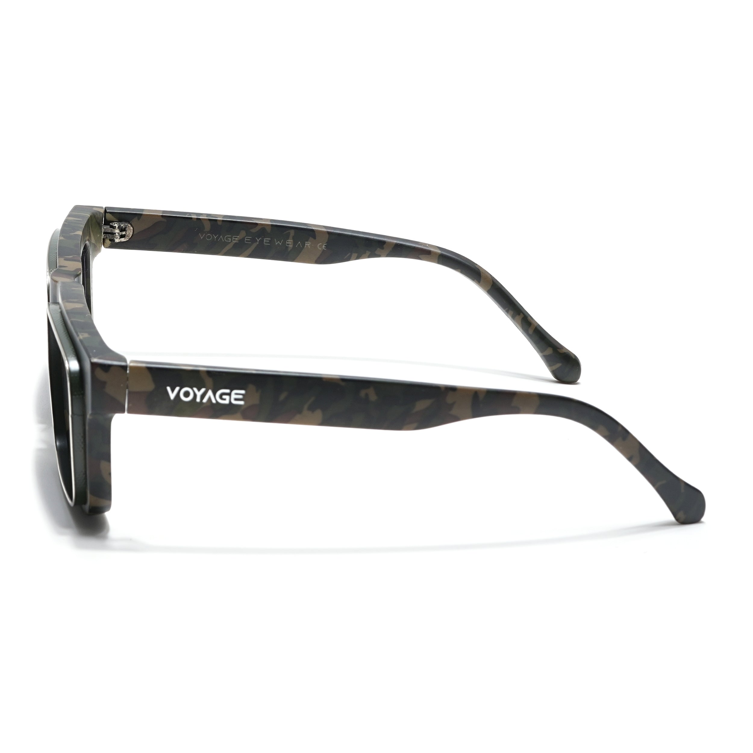 Smuggler | Military & Silver Unisex Sunglasses | Grey & Clear Lens - MG6424