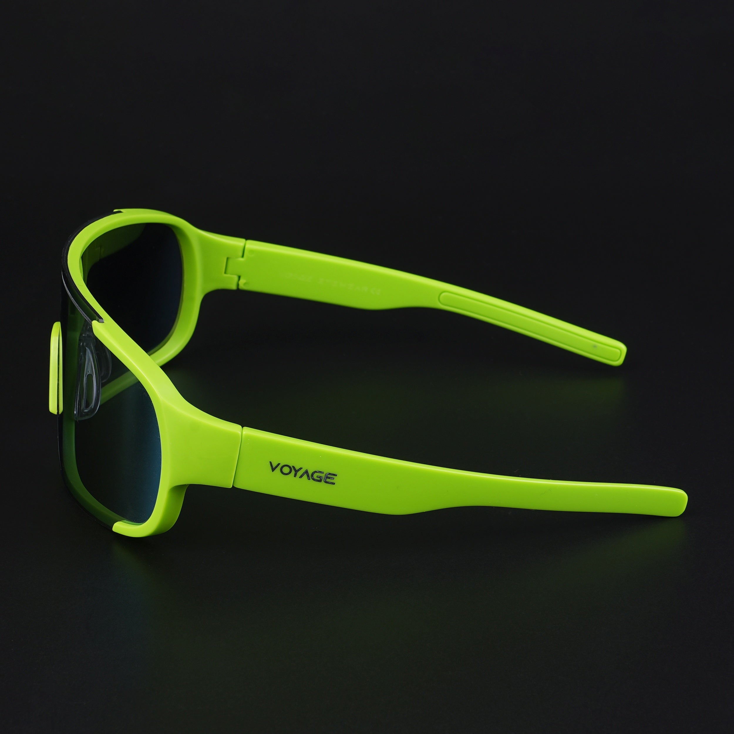 Drift Sunglasses (Multicolor Lens | Green Frame - MG5518)
