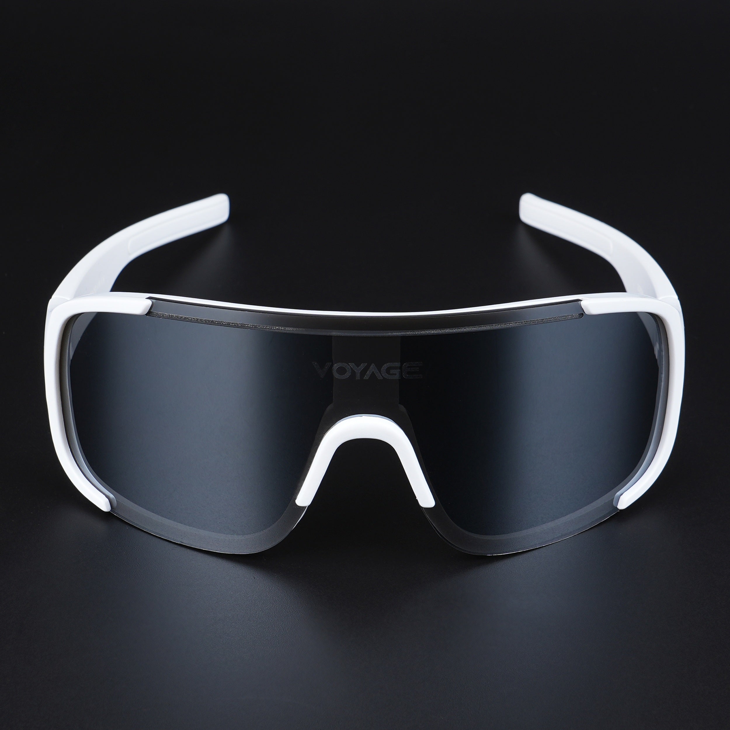 Drift Sunglasses (Grey Lens | White Frame - MG5514)