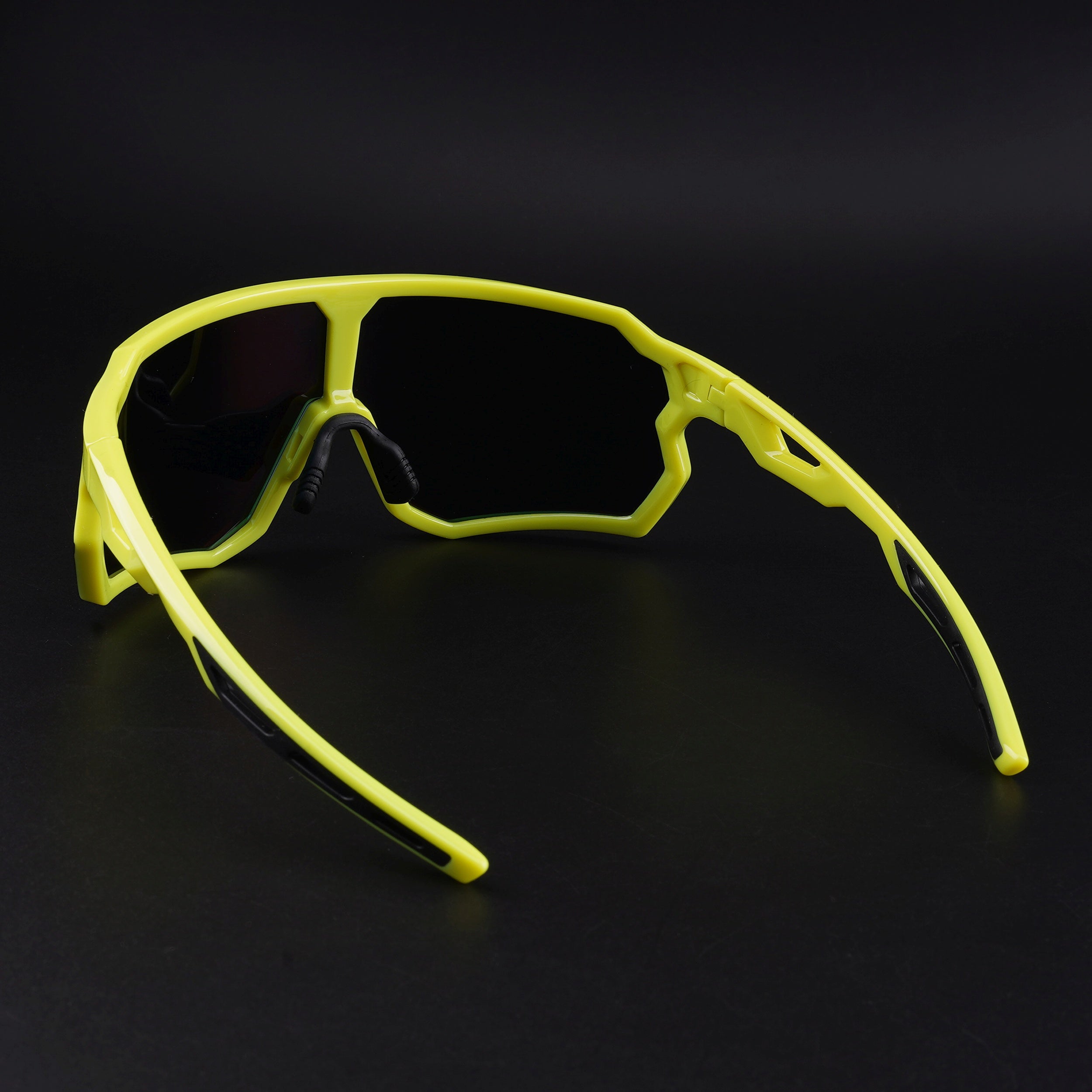 Voyage Select Drift Sunglasses (Multicolor Lens | Yellow & Black Frame - SLMG6336)